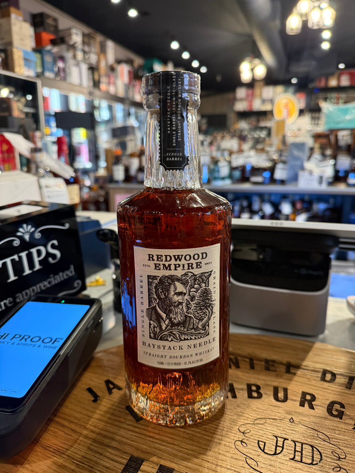 Redwood Empire 8 Year Old "Haystack" #2277 122.4Proof Straight Bourbon Whisky 750mL