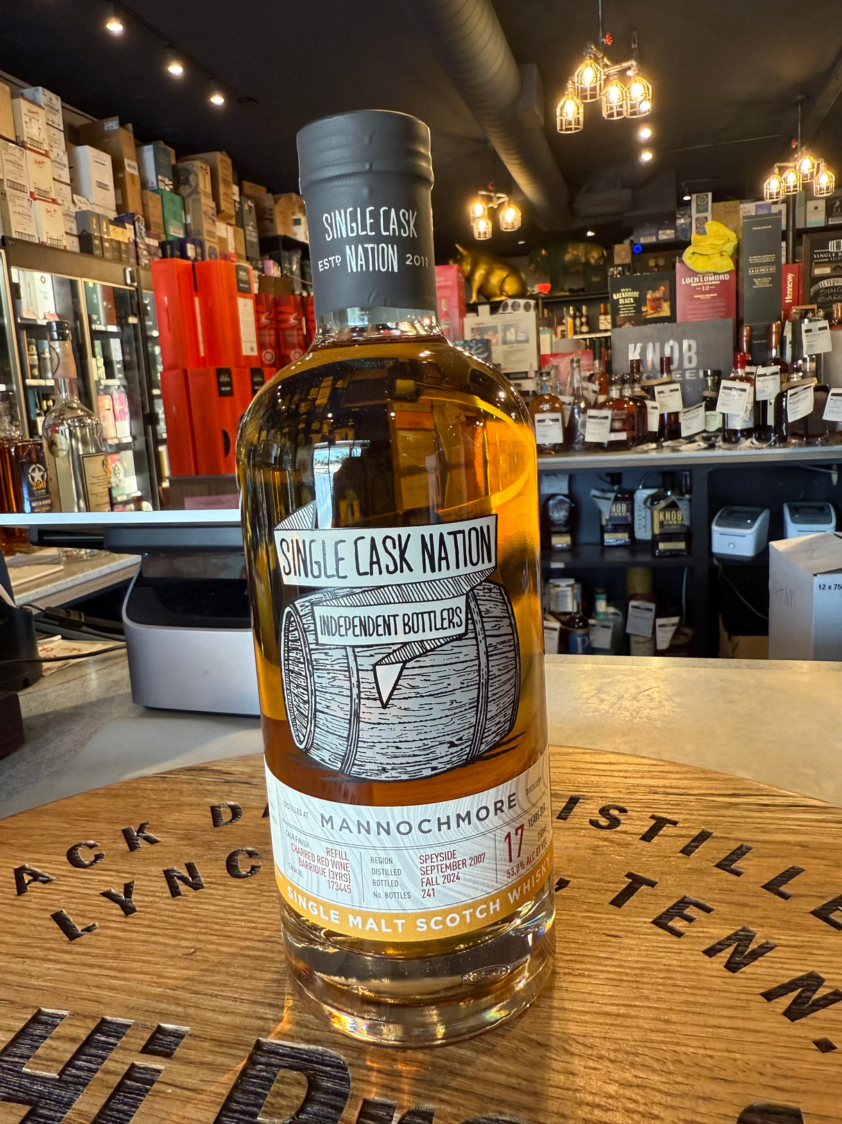 The Single Cask Nation Mannochmore 2007 17 Year Cask #173445 53% Alc 750mL