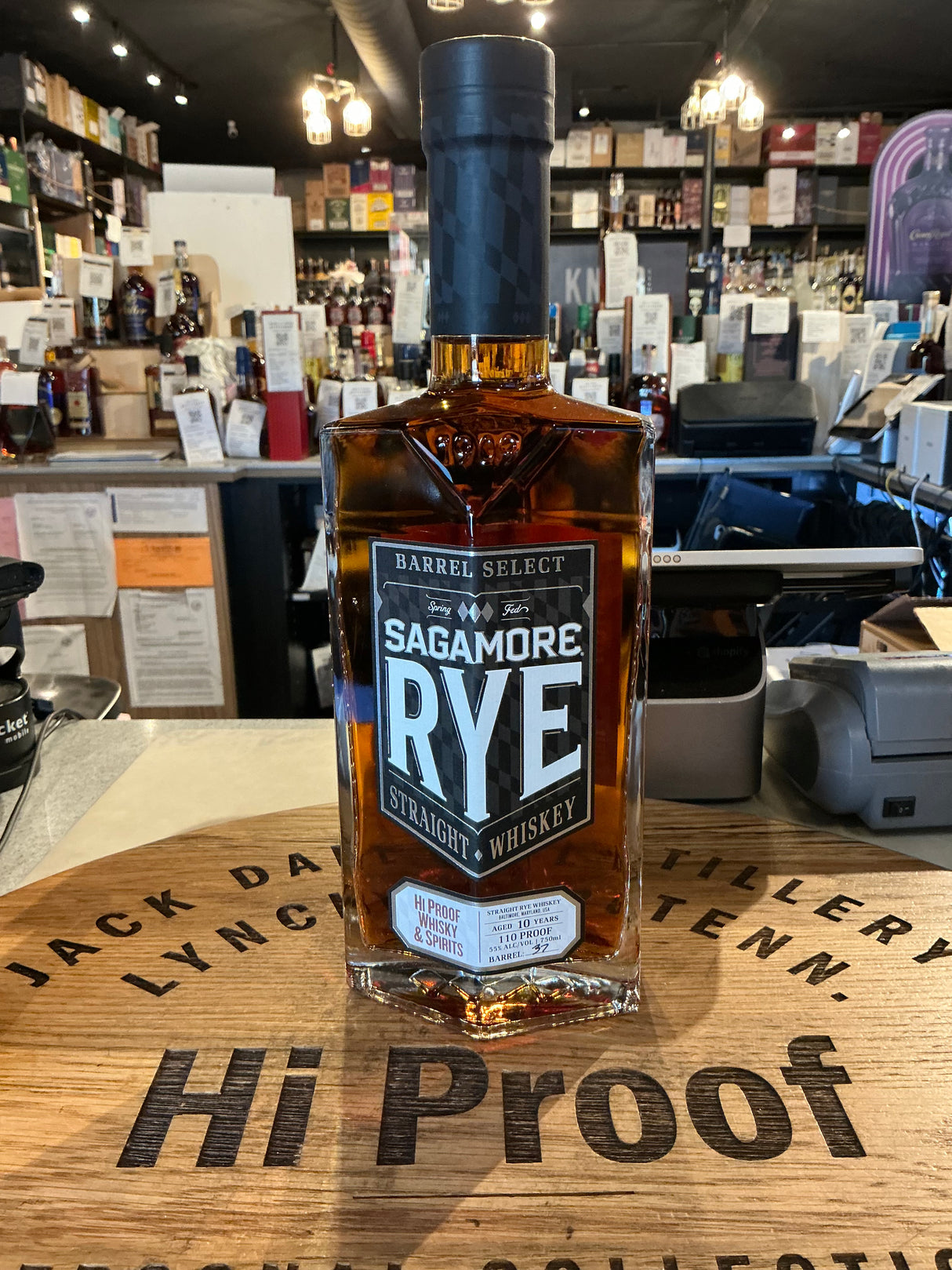 Sagamore Rye 10 year Single Barrel #37 Hi Proof Store Pick 750ml