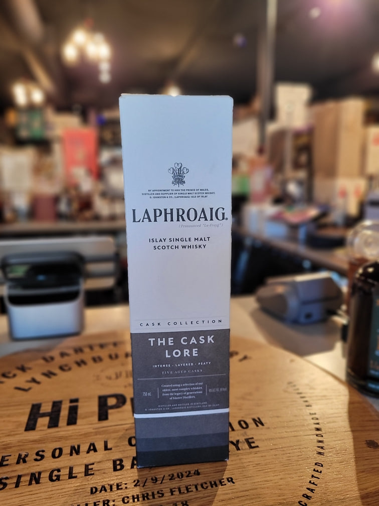 Laphroaig The Cask Lore Single Malt Scotch (750ml)