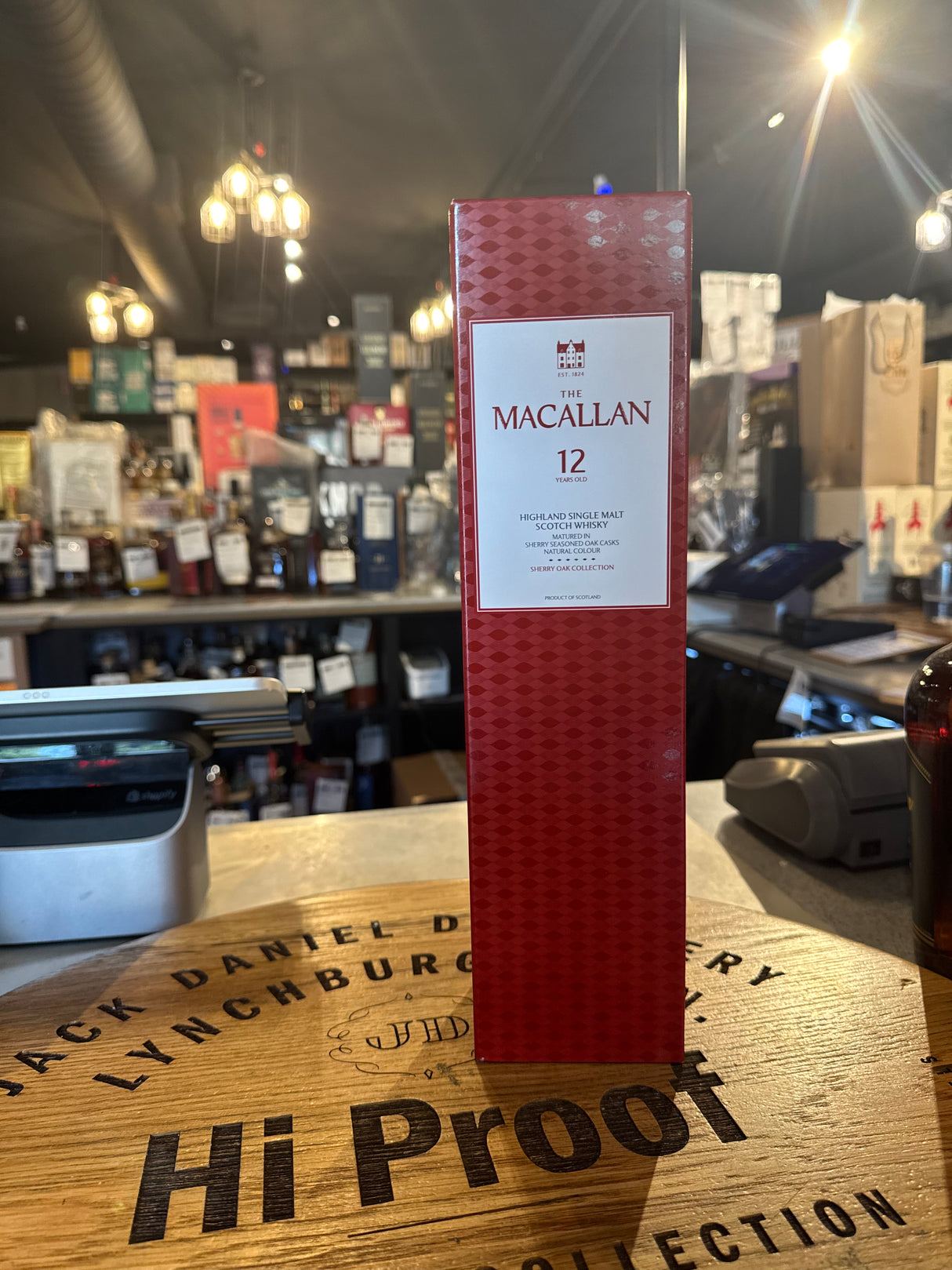 MACALLAN 12 YEARS SHERRY OAK SINGLE MALT SCOTCH WHISKEY (NEW DESIGN) 750mL