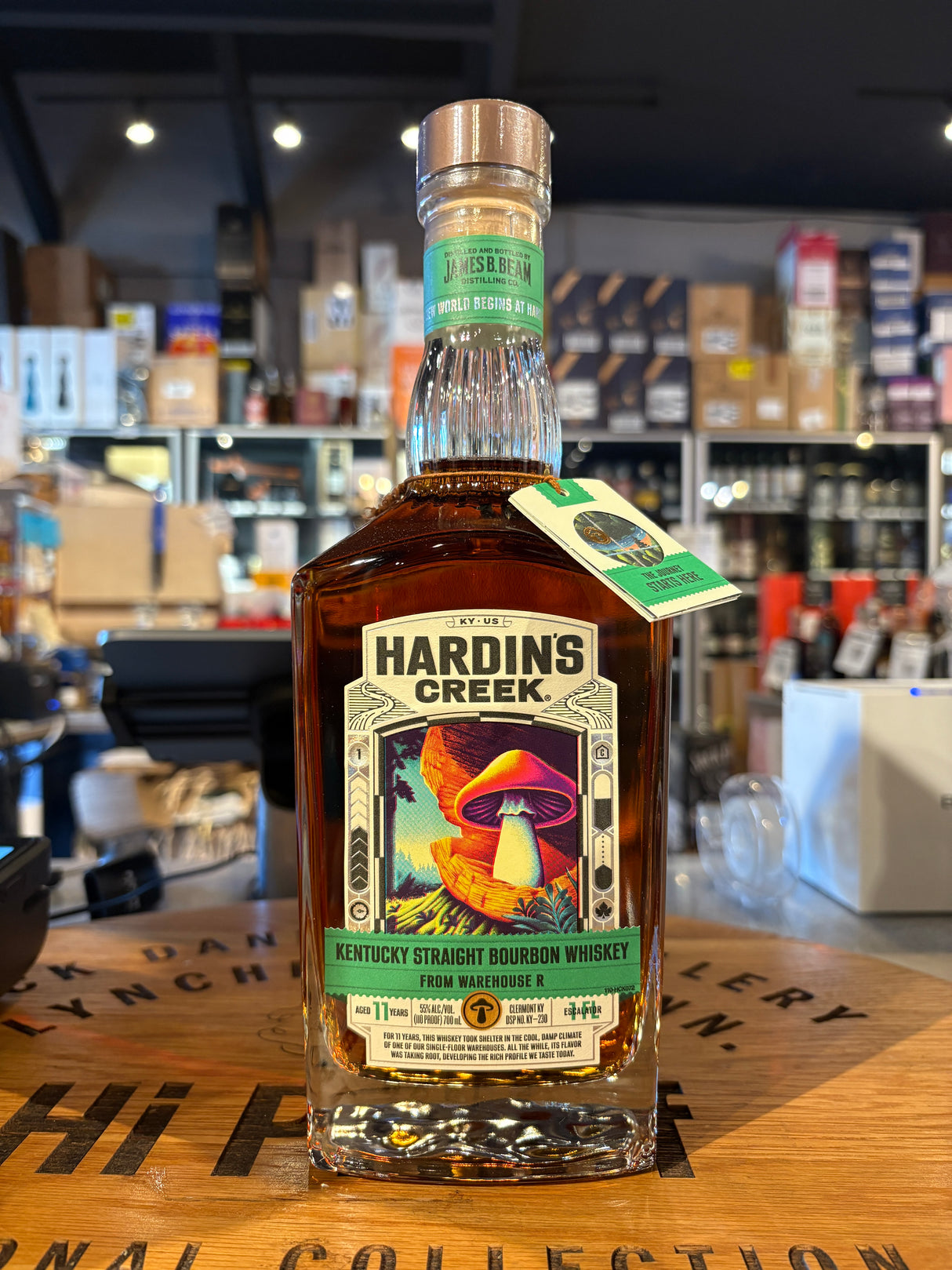 Hardin’s Creek Warehouse R, 110 proof, 700 mL “Rickhouse / Warehouse Series.”