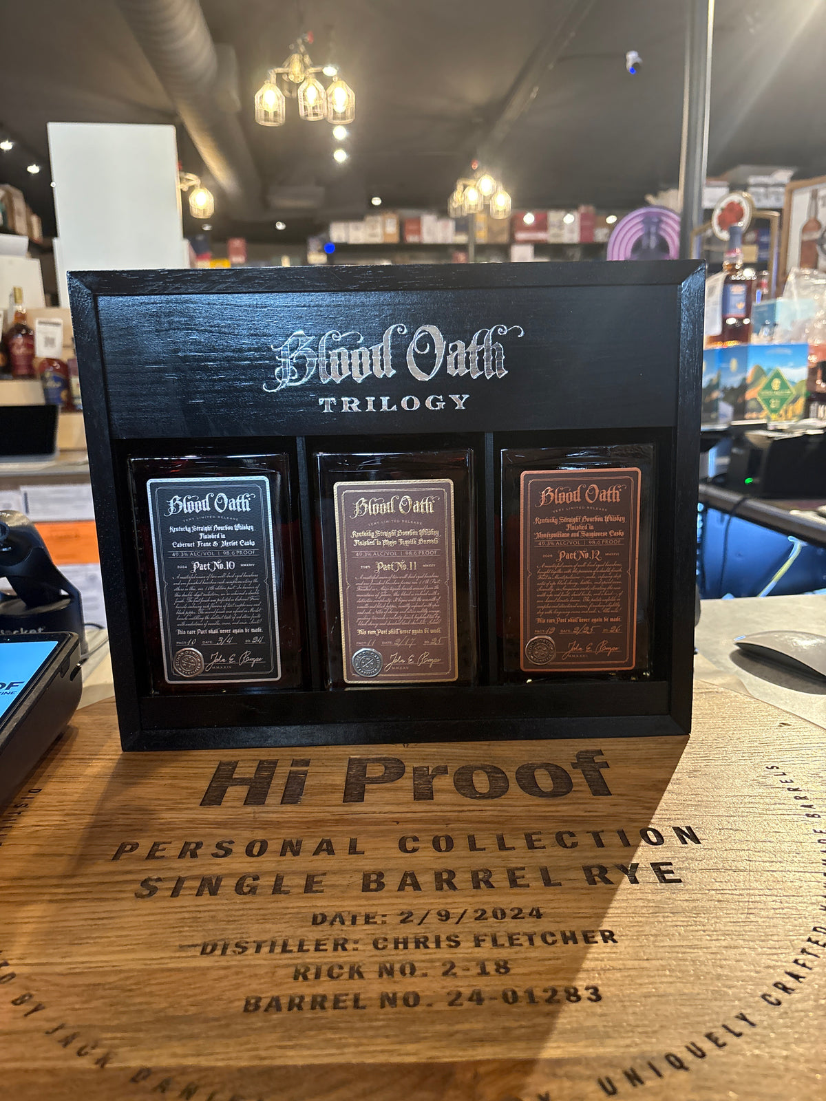 Blood Oath Straight Bourbon Trilogy Pact(10,11,12)  3 Pack