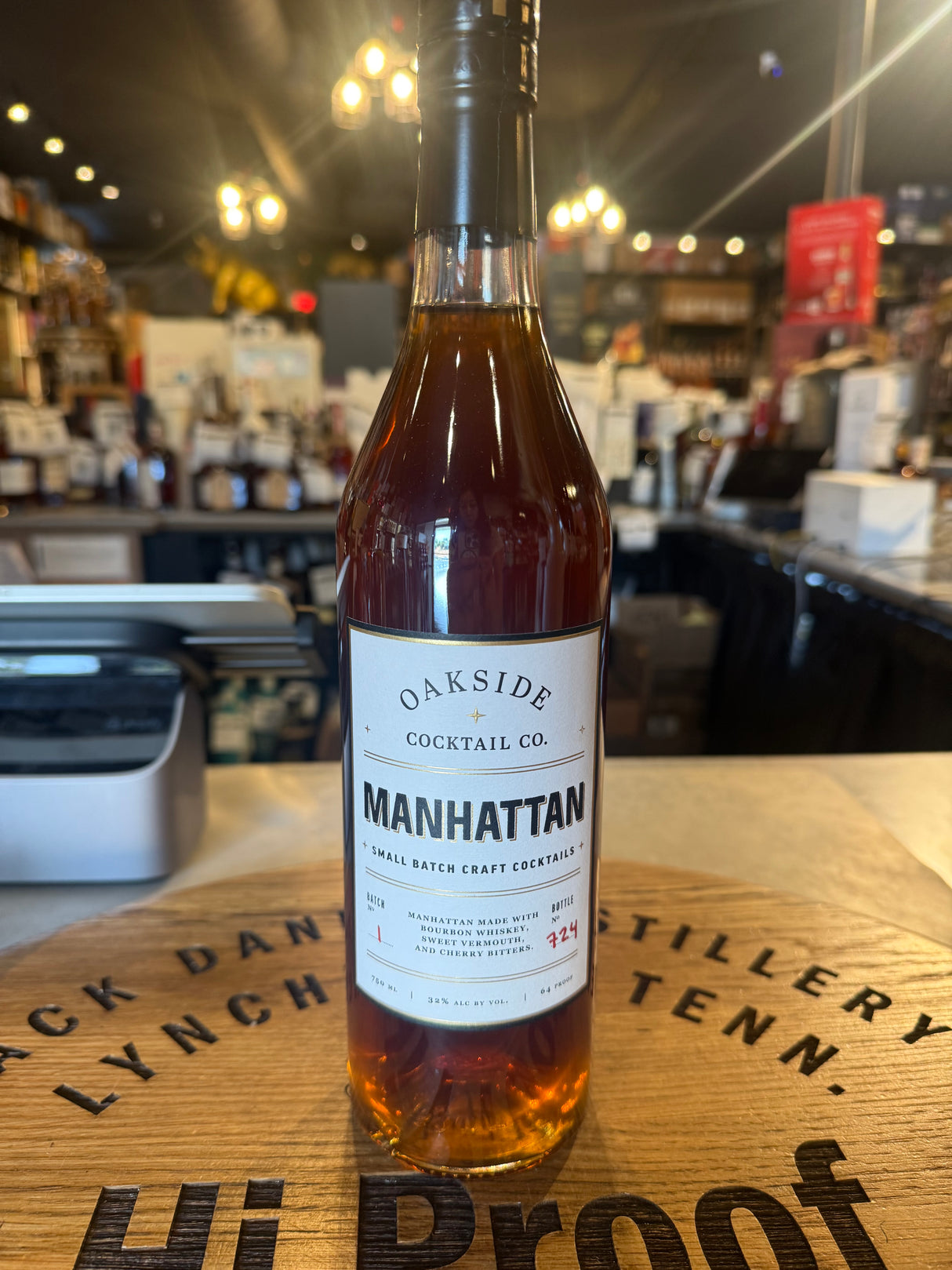 OakSide Cocktail Manhattan 64 Proof RTD 750ml