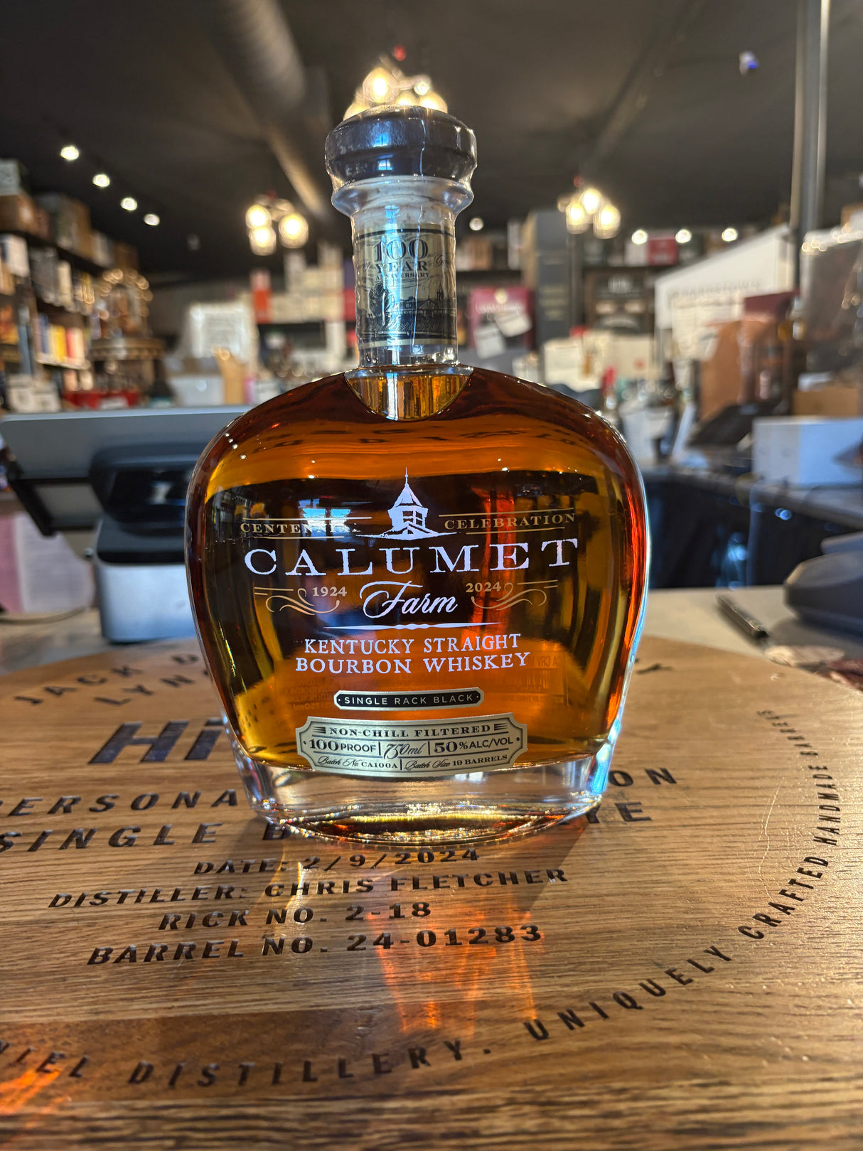 Calumet Farm Single Rack Centennial Bourbon 100 Proof  (750 ml)