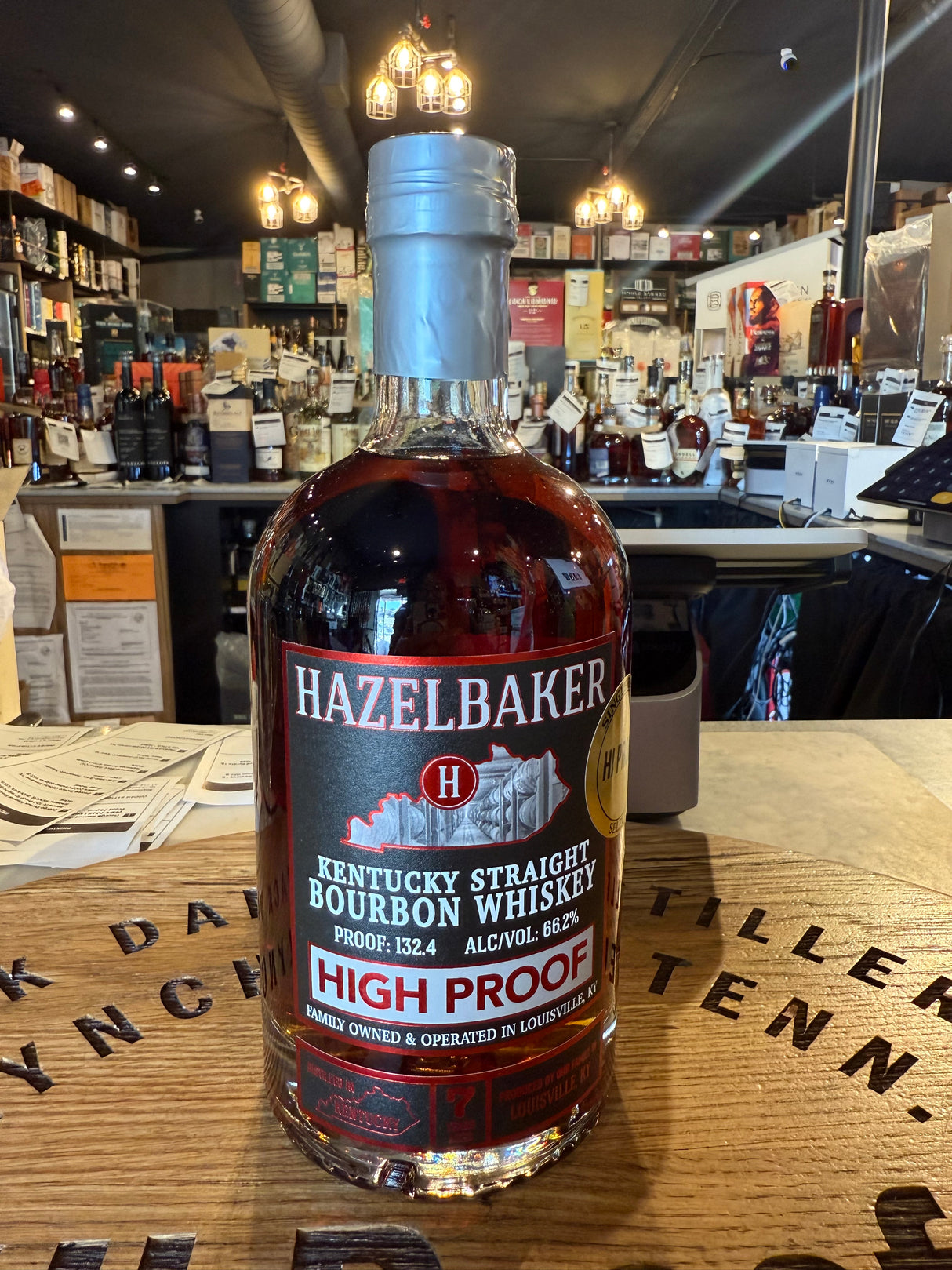 Hazelbaker 7 Year High Proof 132.4 Hi Proof Store Pick  Kentucky Bourbon 750mL (Kentucky MGP)