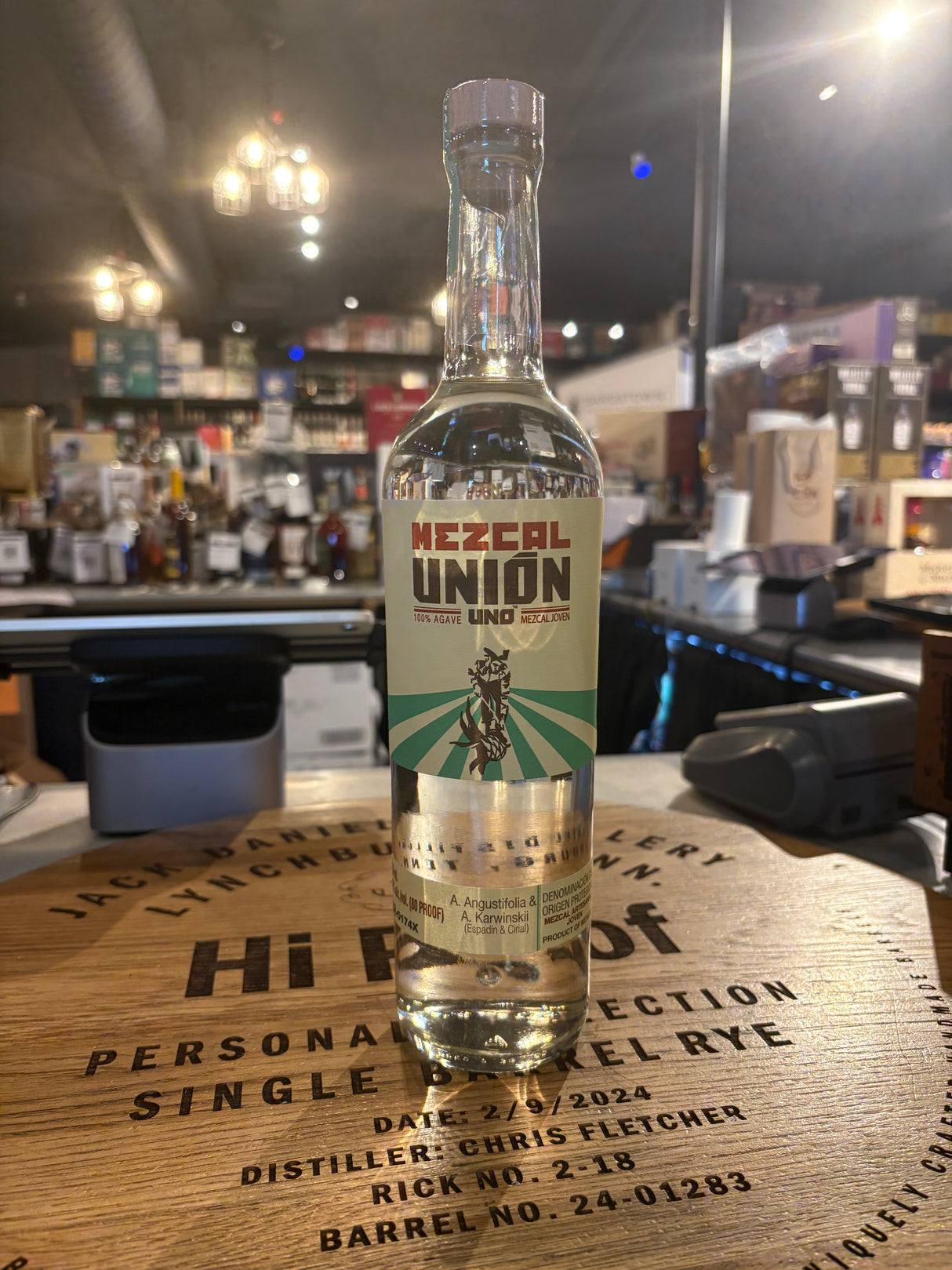 Union Mezcal Uno Joven 80 Proof 750mL