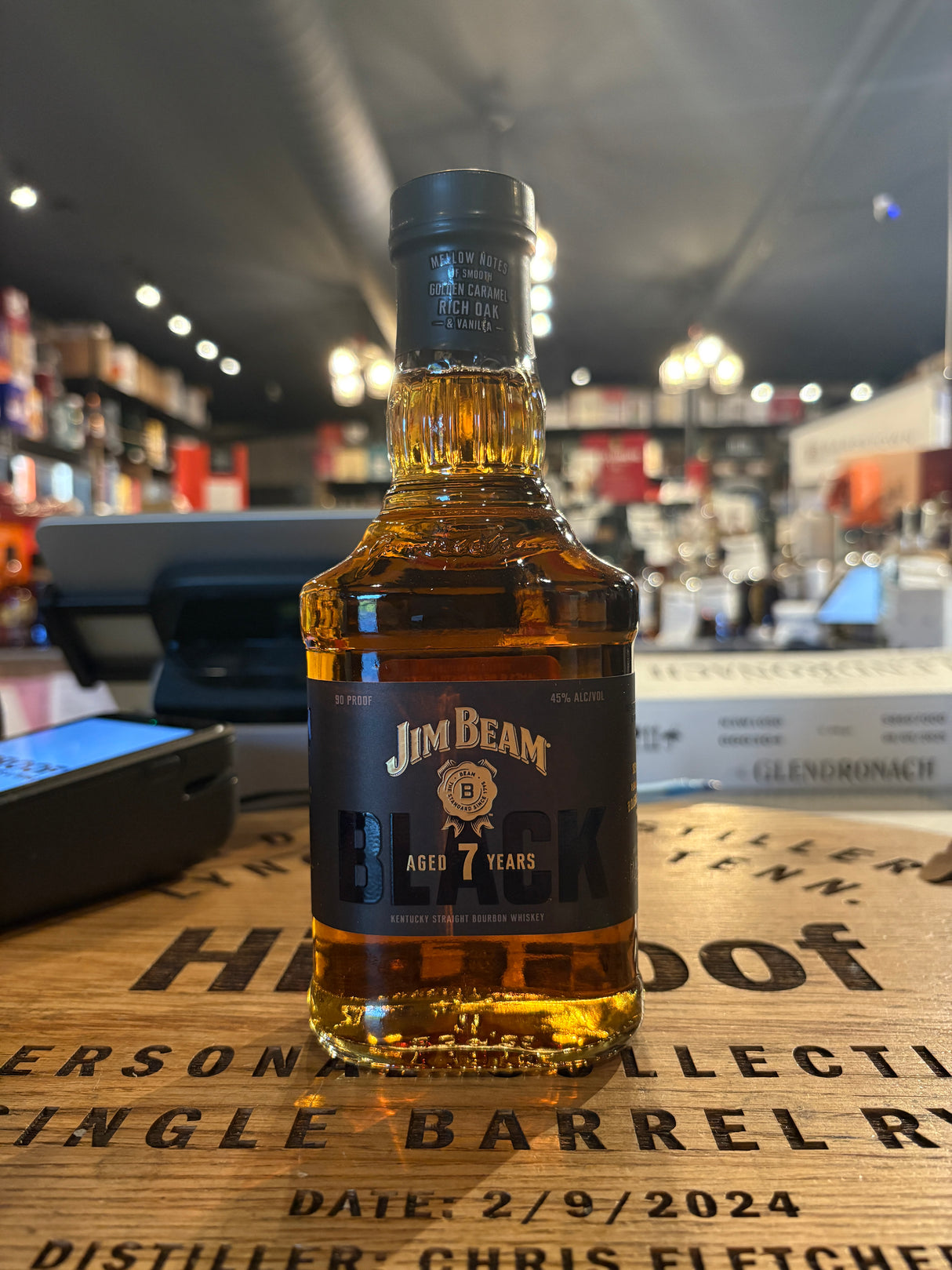 JIM BEAM BLACK 7 Year old 375ml