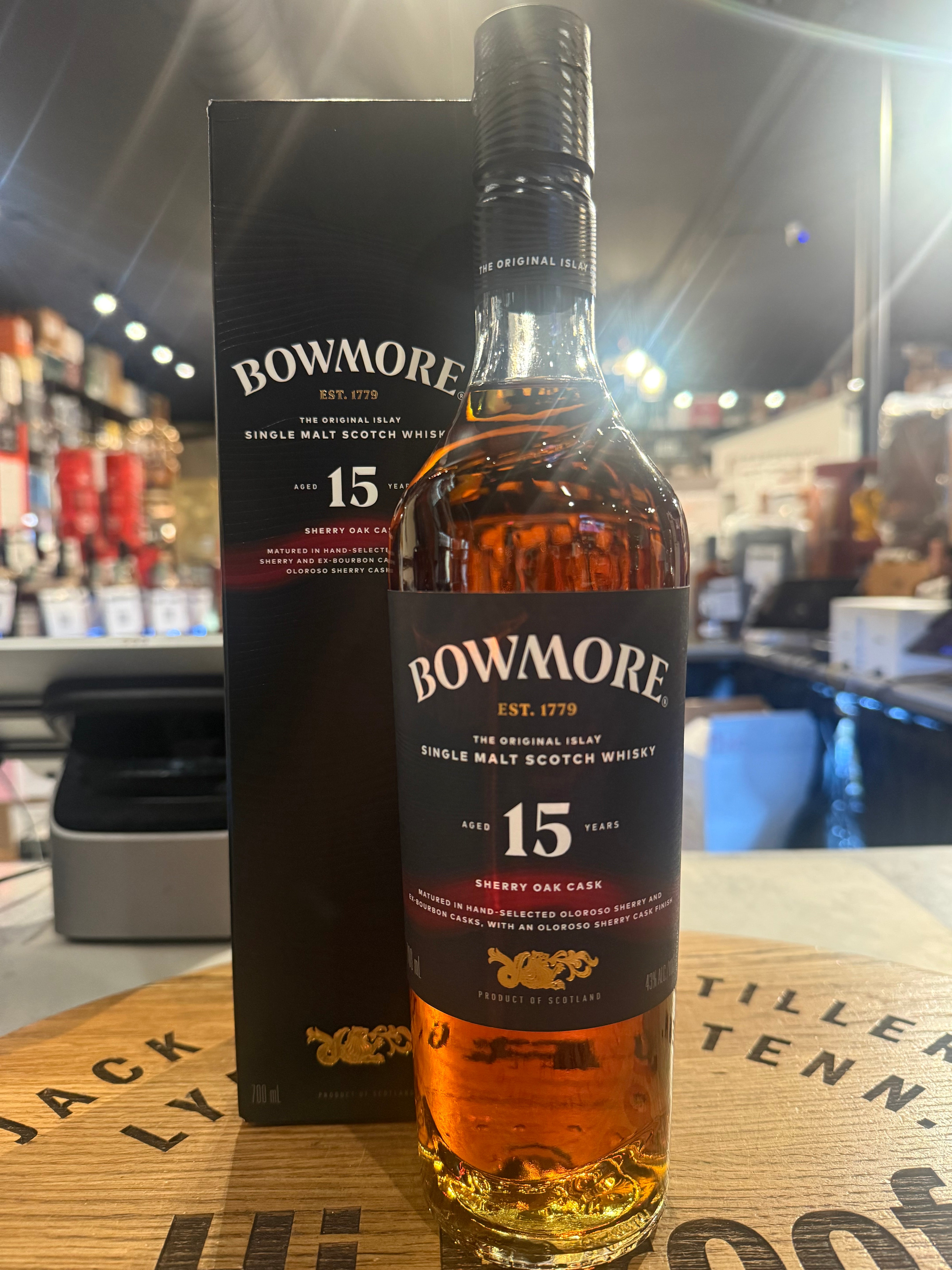 或　15年　sherry Cask Bowmore 15 Year Old Sherry Oak Single Malt Scotch Whisky