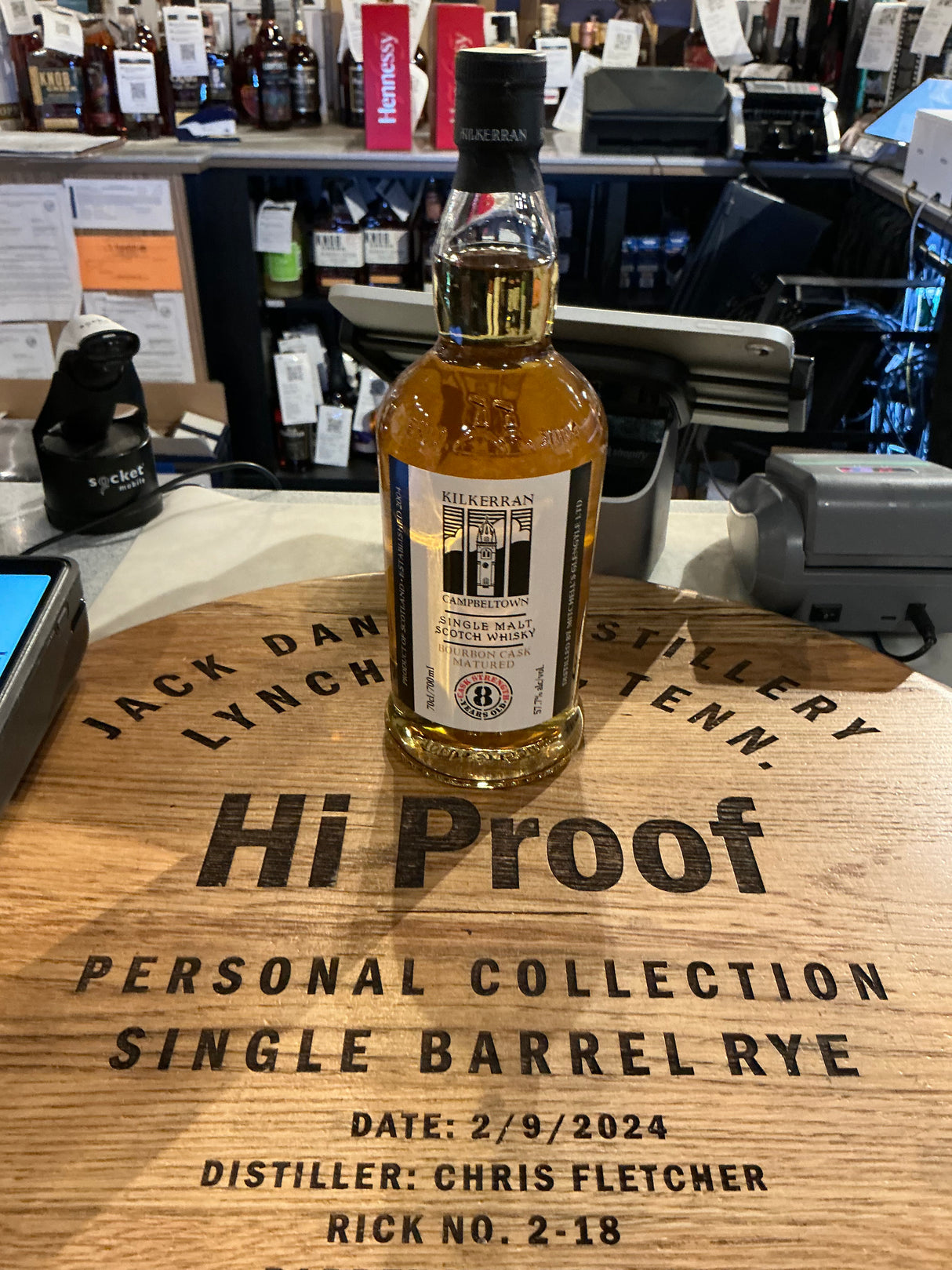 Kilkerran Bourbon Cask Matured Cask Strength 8 Year Old Single Malt 57.7%alc 700ml