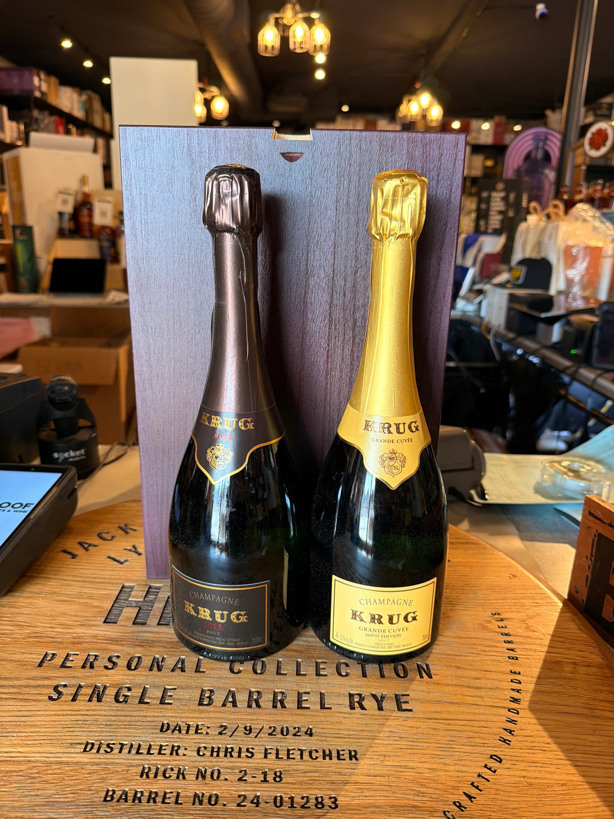 Krug Champagne Brut Creations  (Krug Grande Cuvée 169ème & Krug 2013 Champagne)  2-Pack