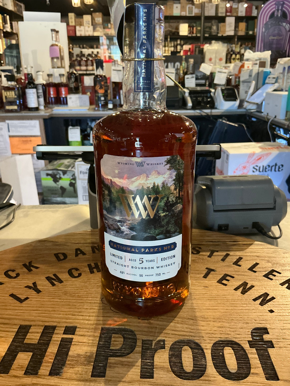 Wyoming Whiskey National Park No. 5 Aged 5 Years Limited Edition Straight Bourbon Whiskey 750mL