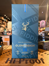 Glenfiddich Bourbon Barrel Reserve 14 Year Old Single Malt Scotch Whisky 750ml with 15 year 50ml & 18 year 50ml Gift Pack