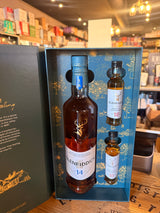 Glenfiddich Bourbon Barrel Reserve 14 Year Old Single Malt Scotch Whisky 750ml with 15 Year 50ml & 18 Year 50ml Gift Pack