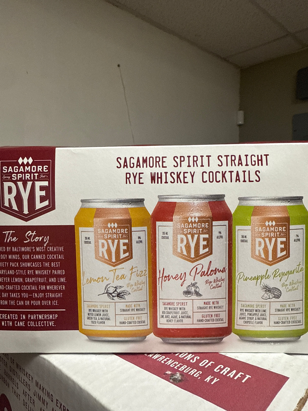 Sagamore Rye Whisky Variety Pack 6Pack * 355mL