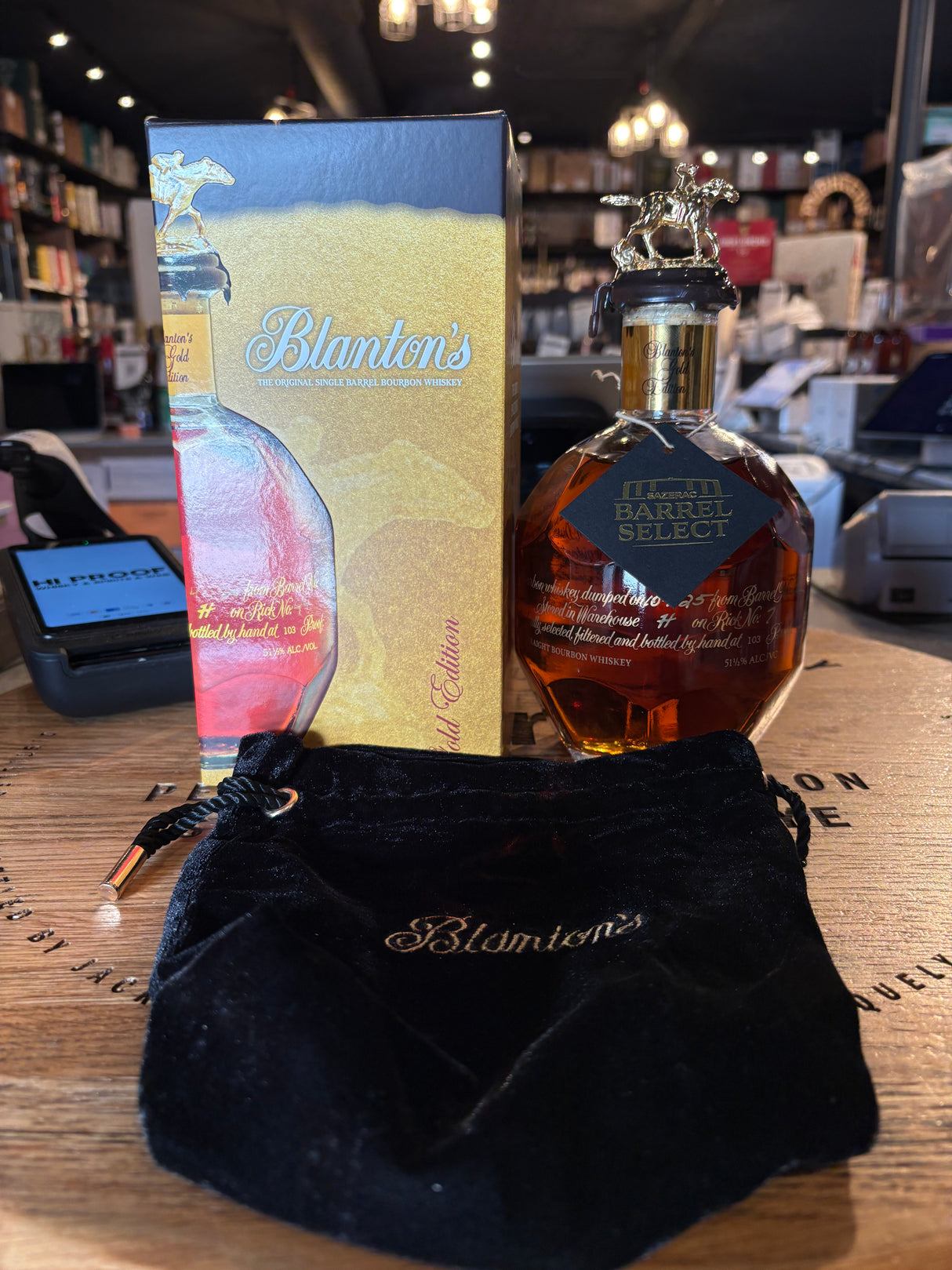 Blanton’s Gold Single Barrel 750ml random store pick