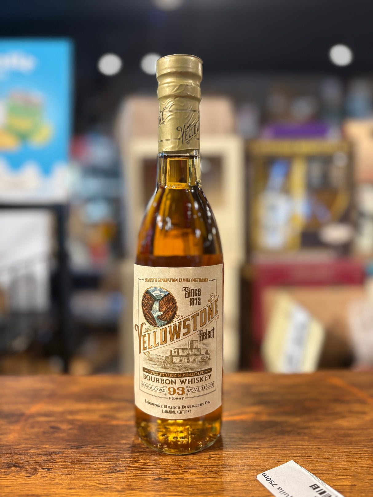 Yellowstone Select Bourbon Whisky 93 Proof (375mL)