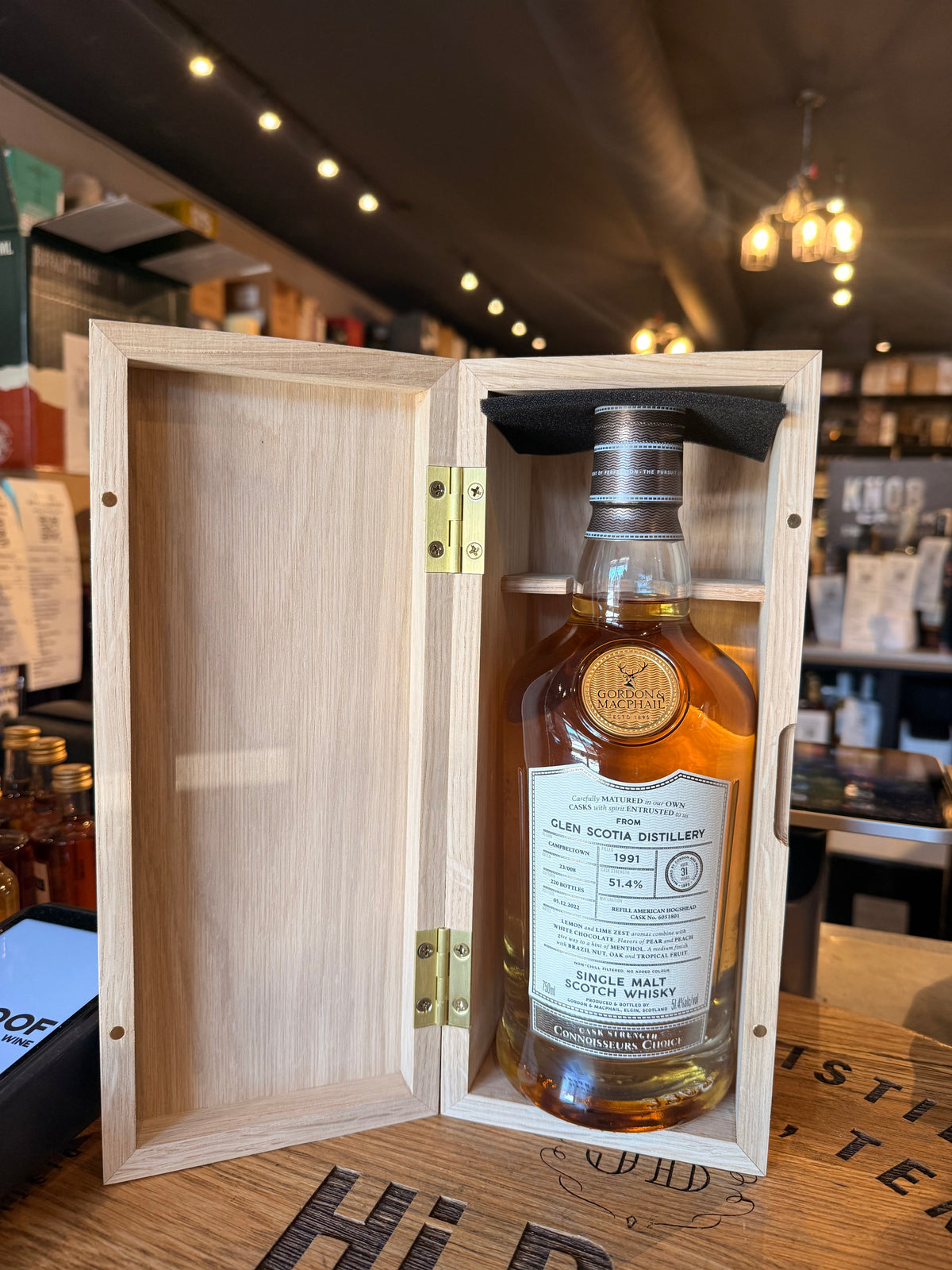 Gordon & MacPhail Glen Scotia 1991 Connoisseurs Choice Single Malt Scotch Whisky 102.8 Proof 750ml