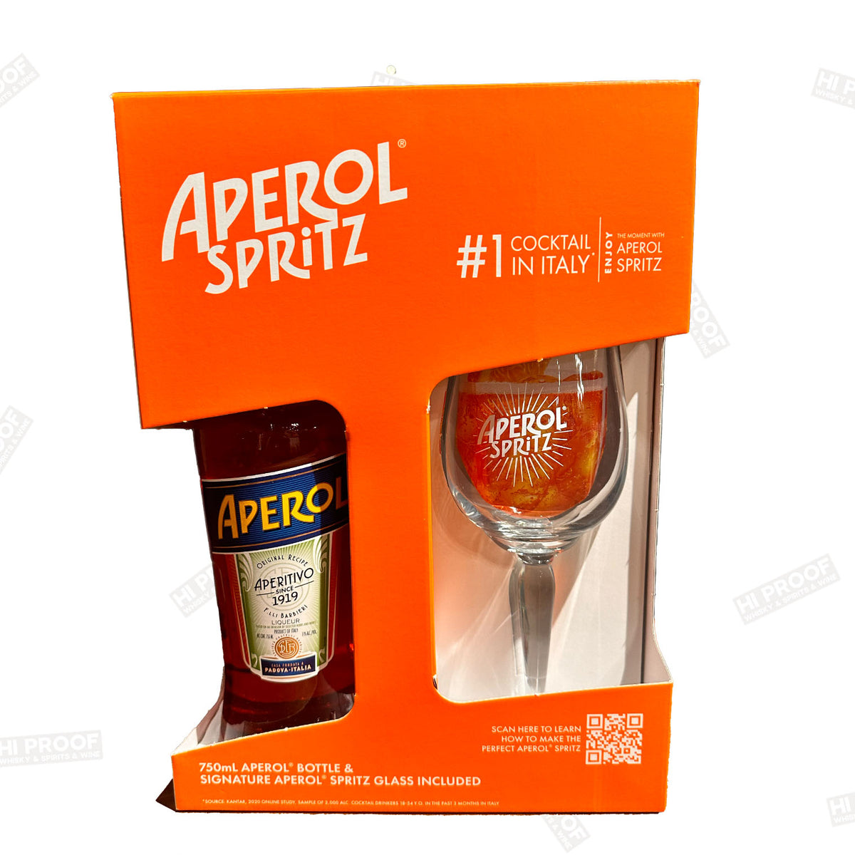 Aperol Aperitivo with Glass 750ml – Hi Proof