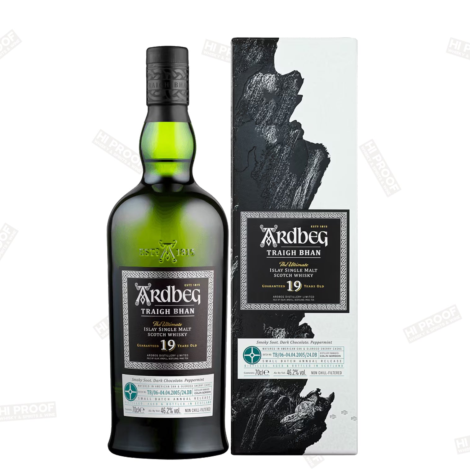 Ardbeg Traigh Bhan 19y 蓋なし 第一弾　空瓶 Ardbeg19YearsOldTraighBhanBatc