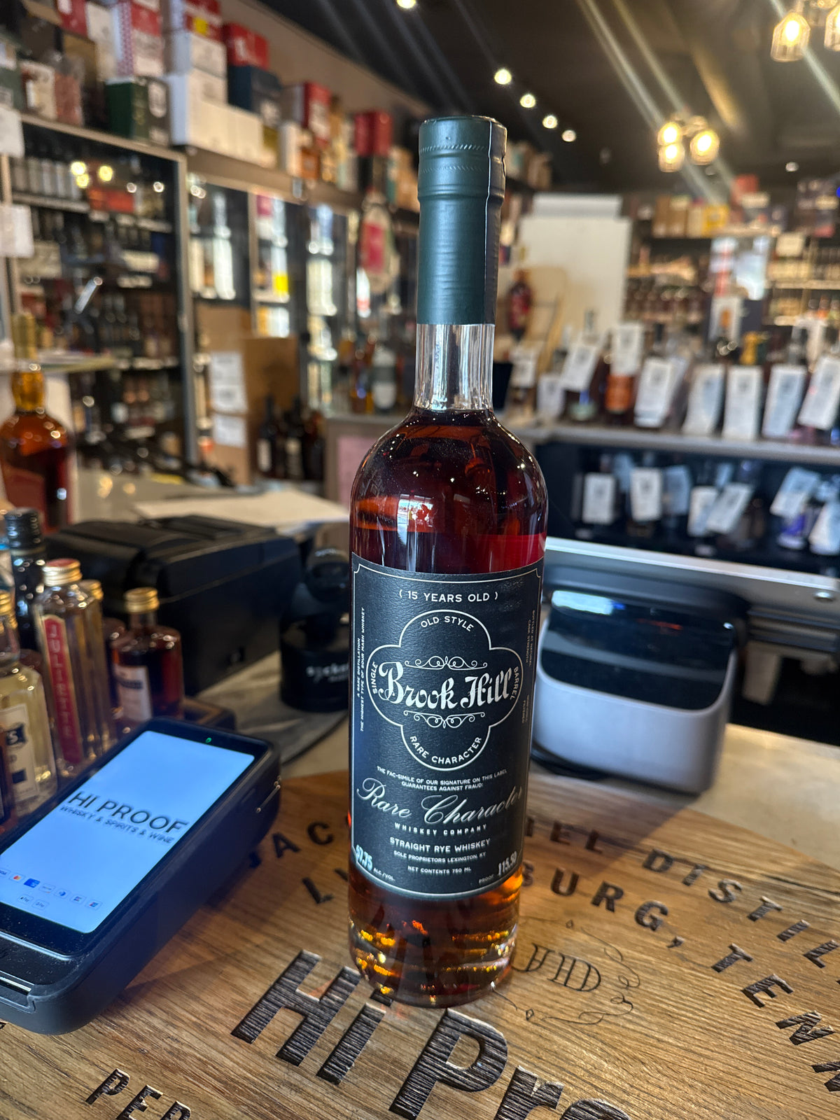 Rare Character Brook Hill 15 Year Rye Whiskey Music City 750 ml