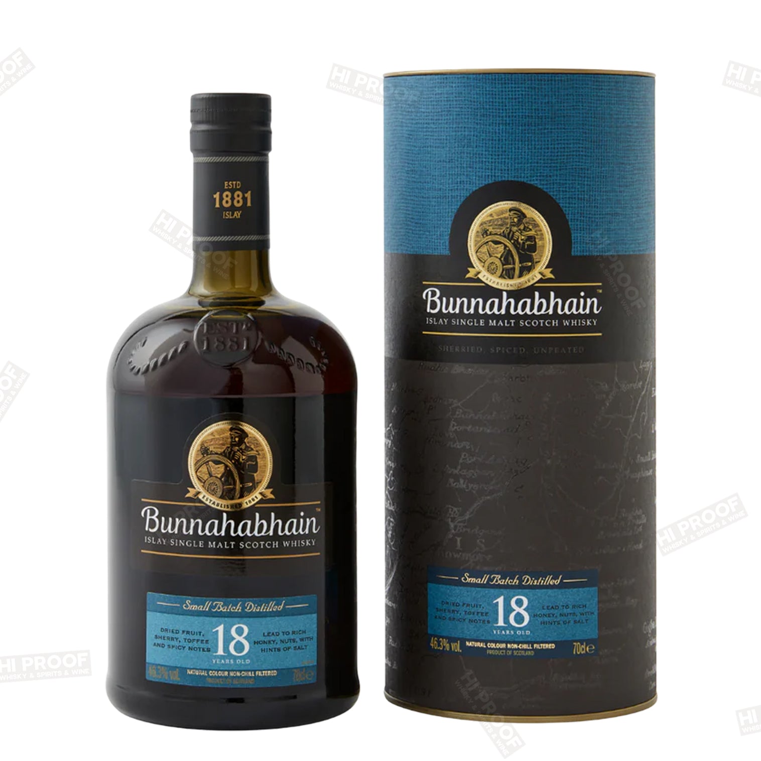 Bunnahabhain 18 Year Whisky 750ml – Hi Proof