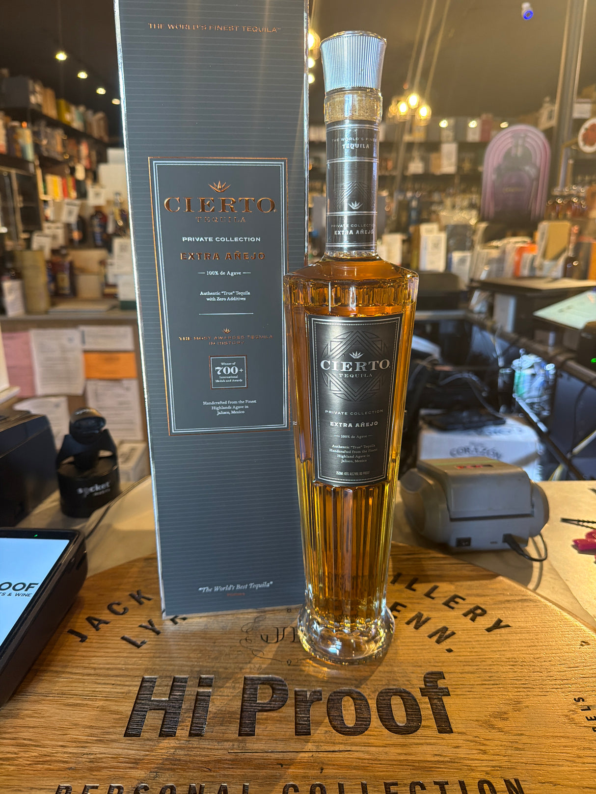 Cierto Tequila Extra Anejo Private Collection 750ml
