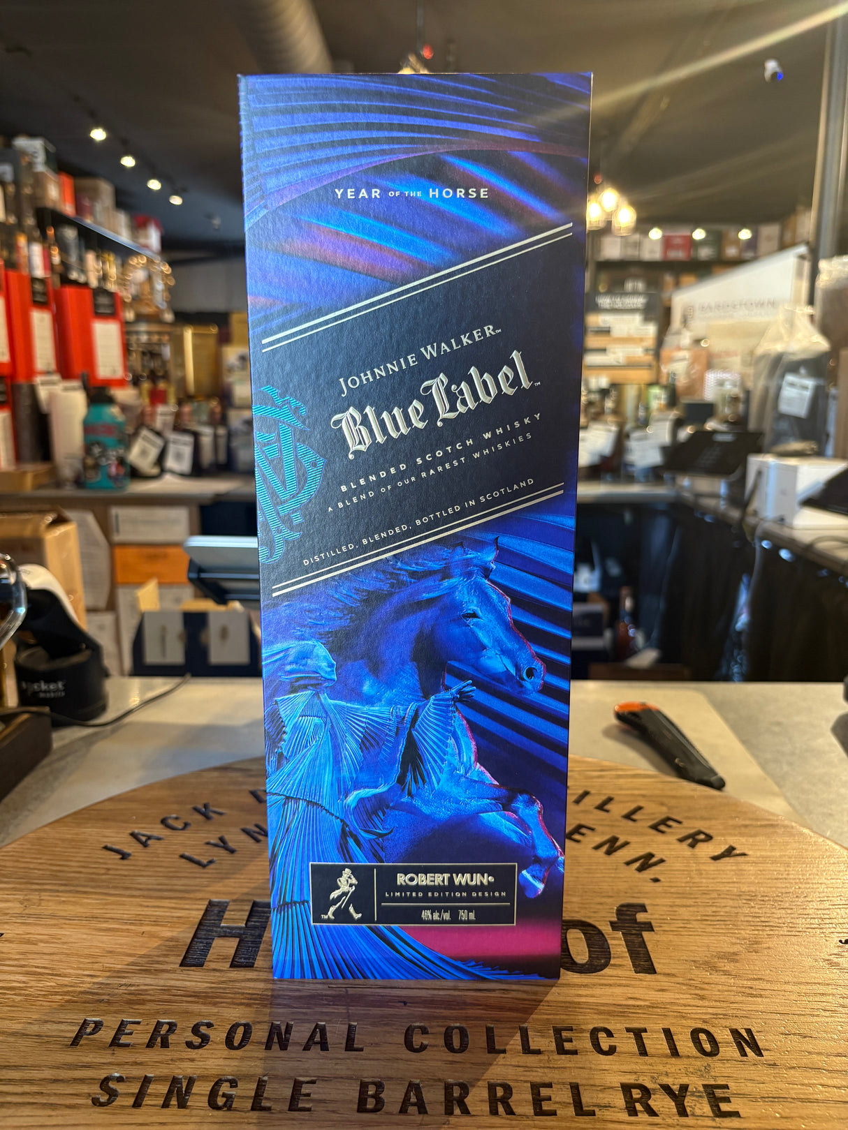 Johnnie Walker Scotch Blue Label Lunar New Year Horse Edition 750ML