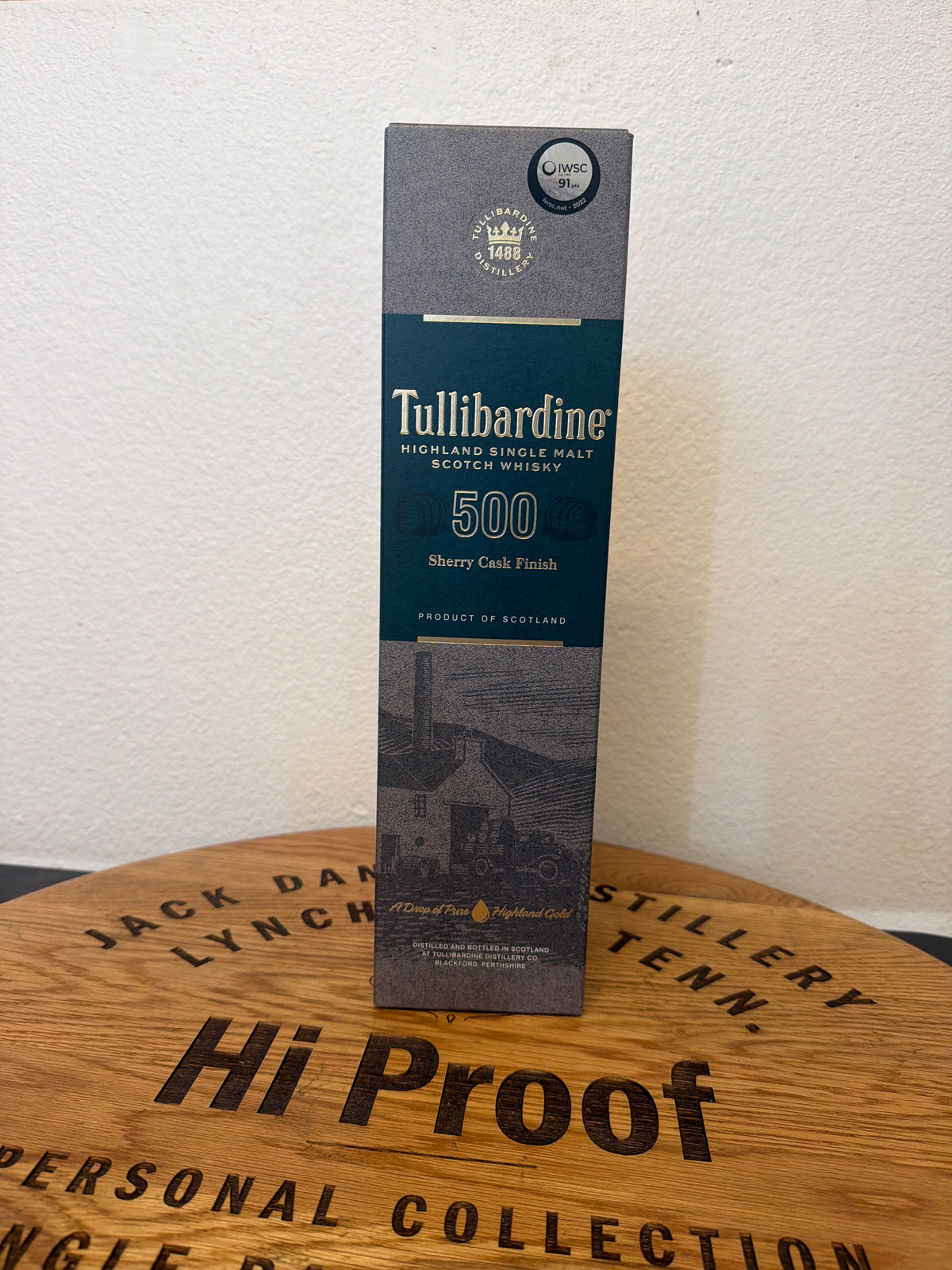 Tullibardine Sherry Cask 500 Highland Single Malt Scotch Whisky 750ml