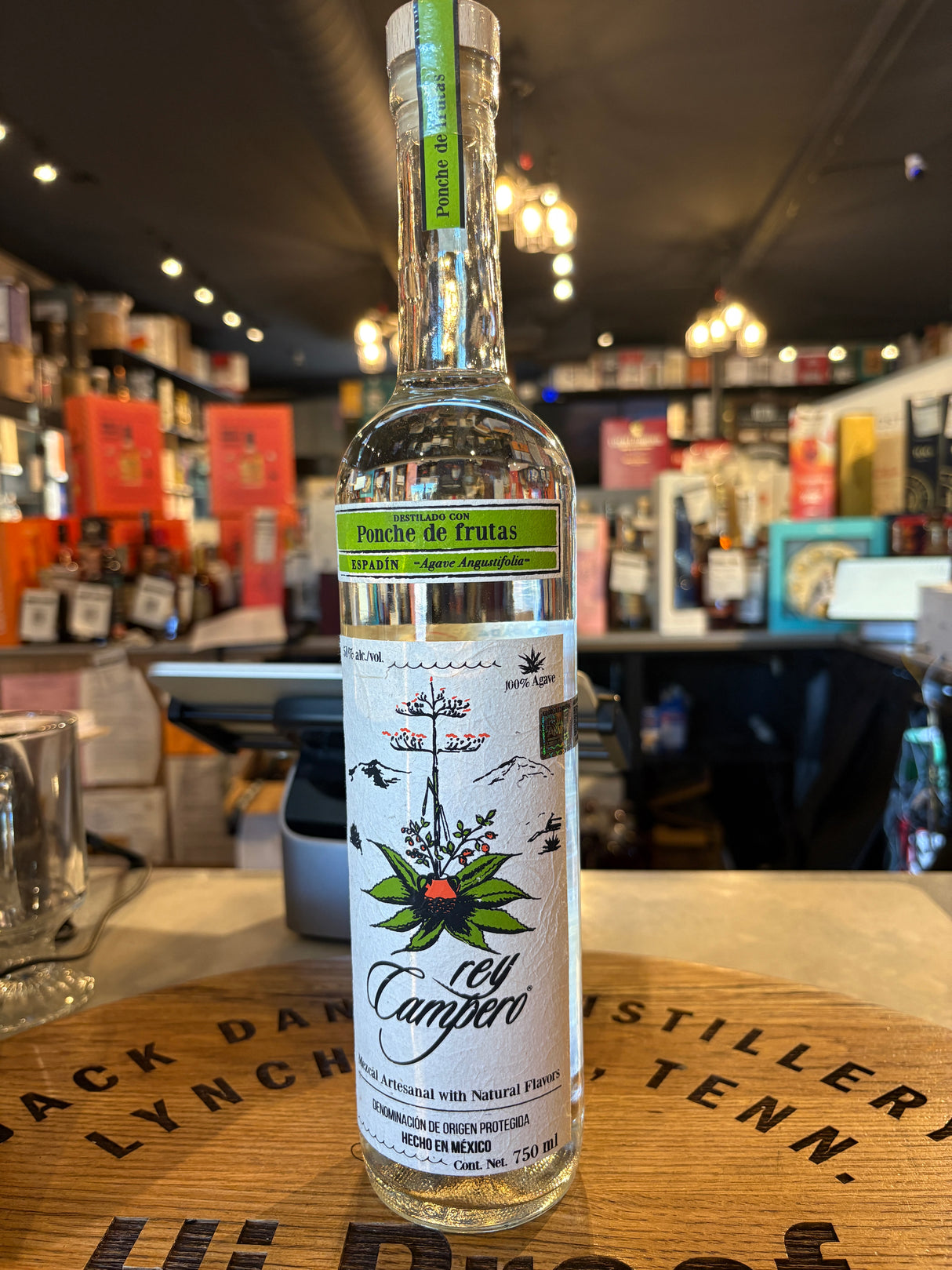 REY CAMPERO PONCHE DE FRUTAS MEZCAL 102 Proof 750ML