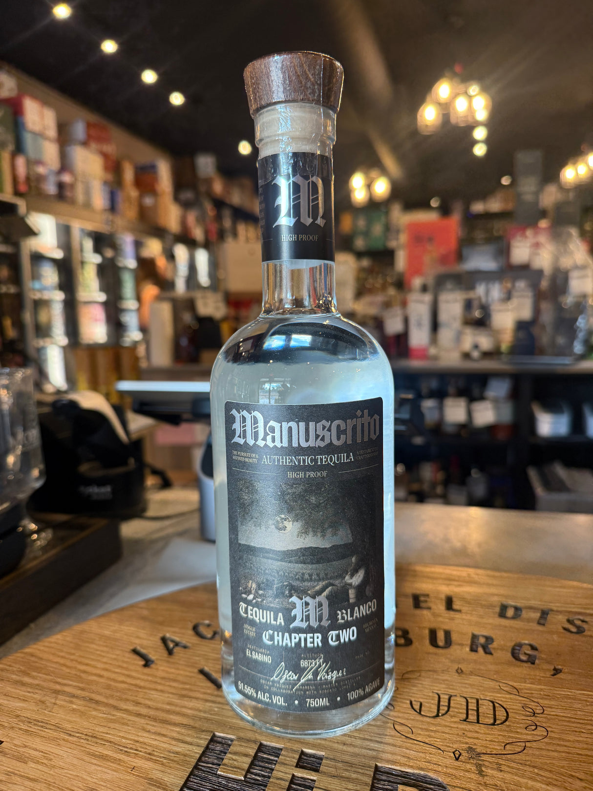 Manuscrito Tequila Blanco High Proof 51.55% Alc 750mL (Chapter 2)