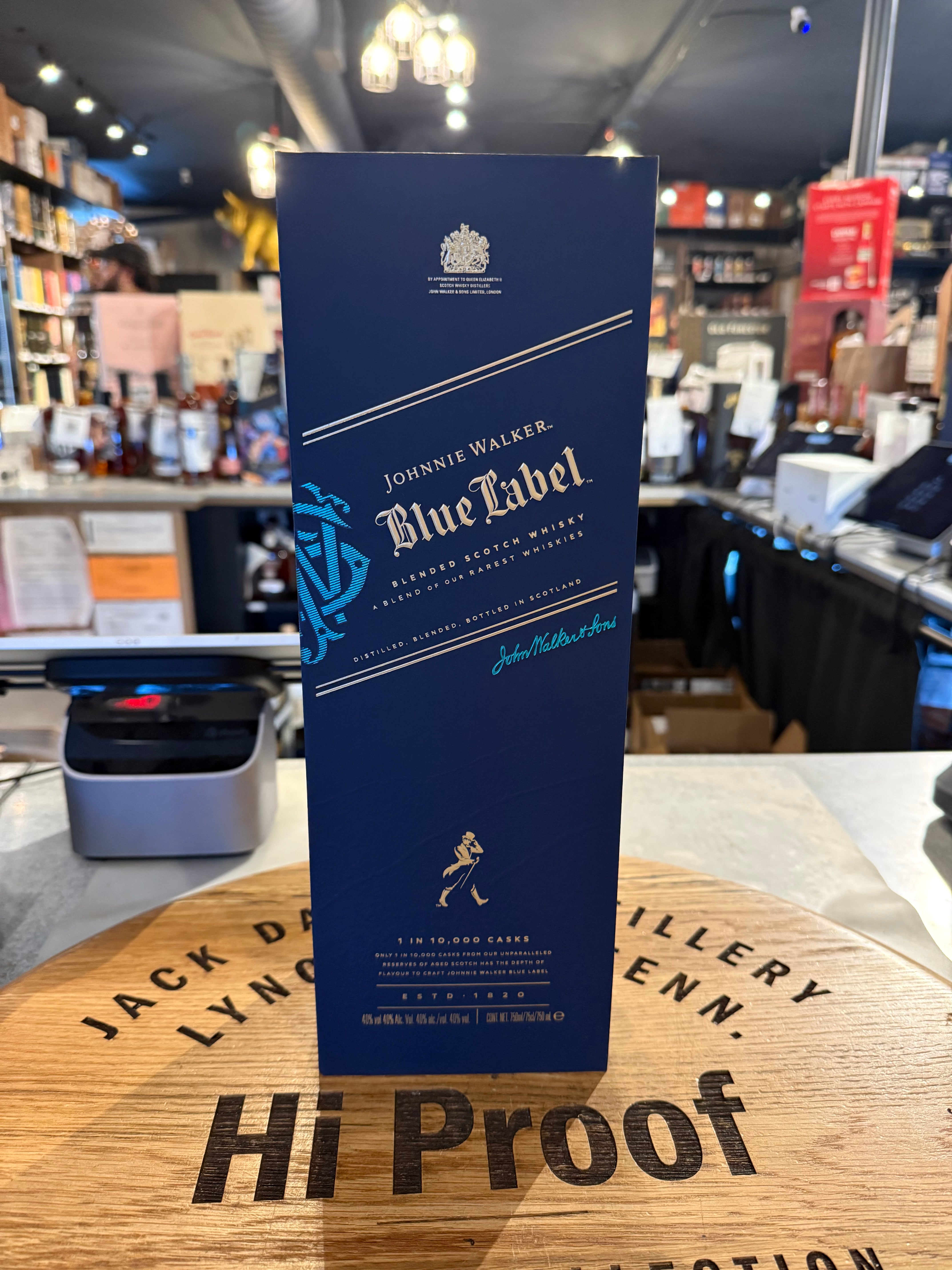 Johnnie Walker Blue Label 750ml 未開栓 未開栓】ジョニーウォーカーブルーラベル