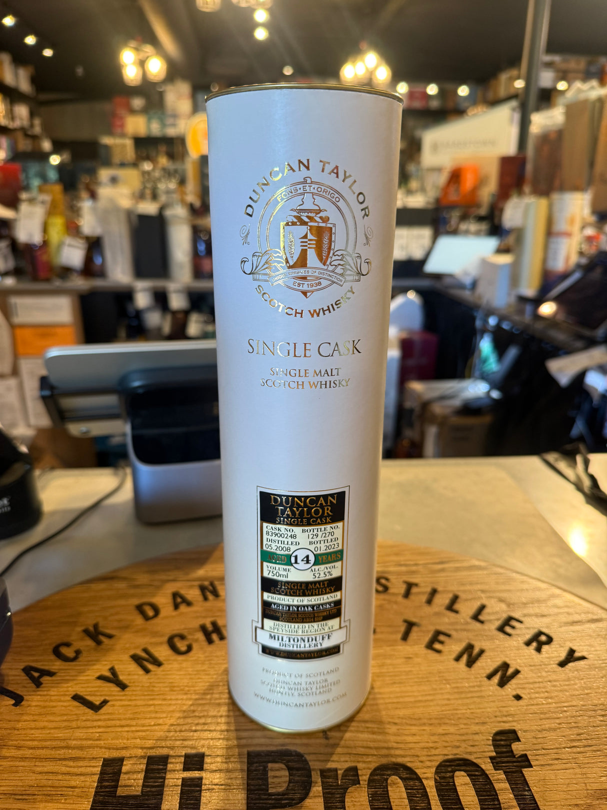 Duncan Taylor Miltonduff 2008 14years cask# 83900248 52.5% Alc Single Malt Sctoch Whisky 750mL