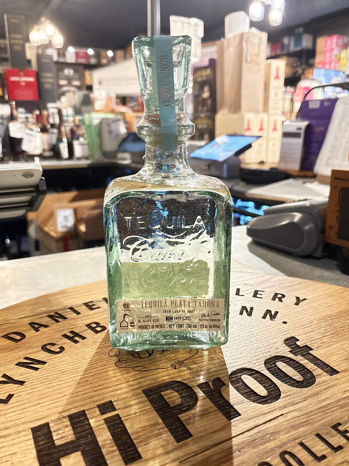 Cava De Oro Tequila Plata Tahona 750mL