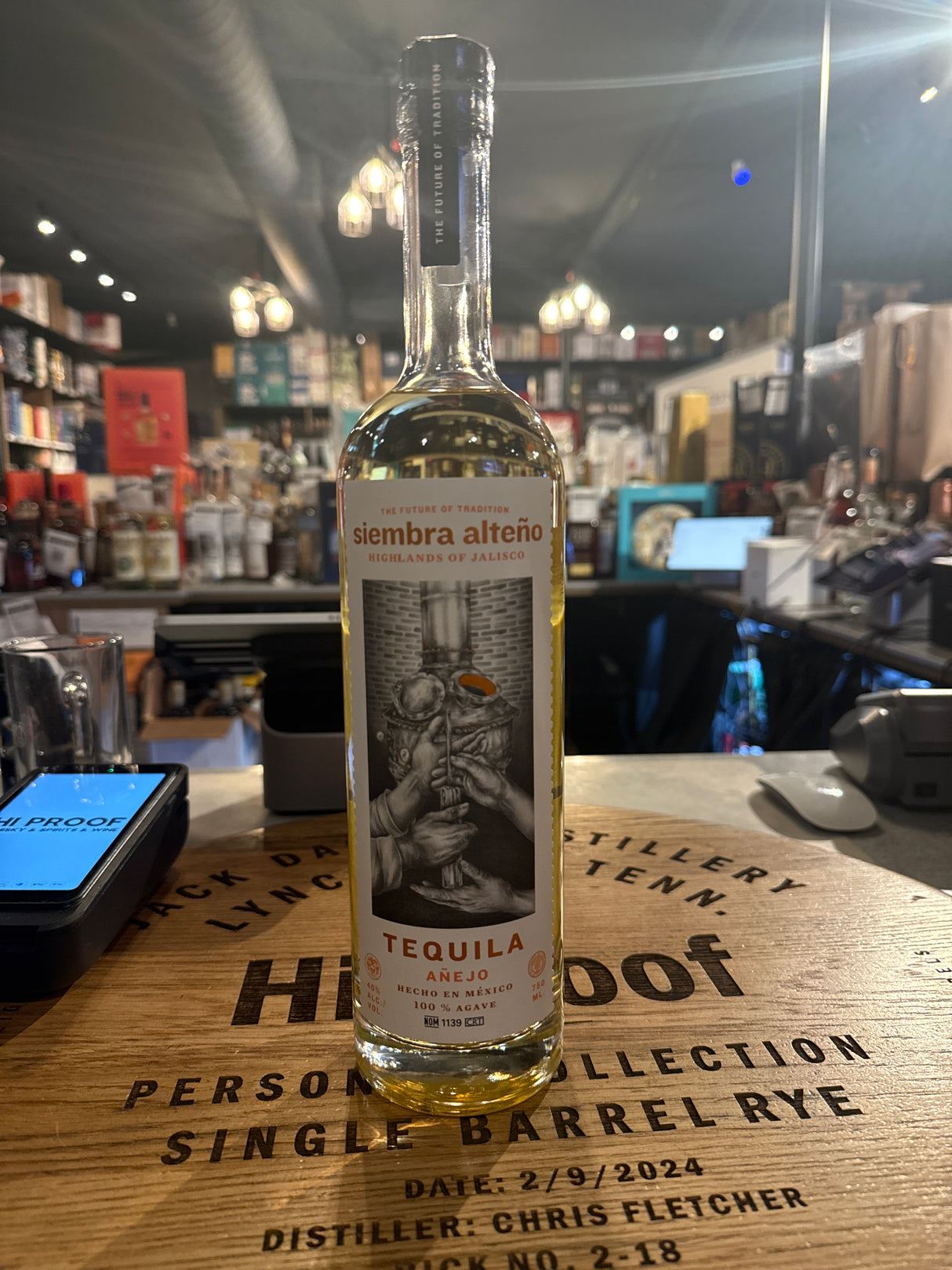 SIEMBRA ALTENO TEQUILA ANEJO 750ML