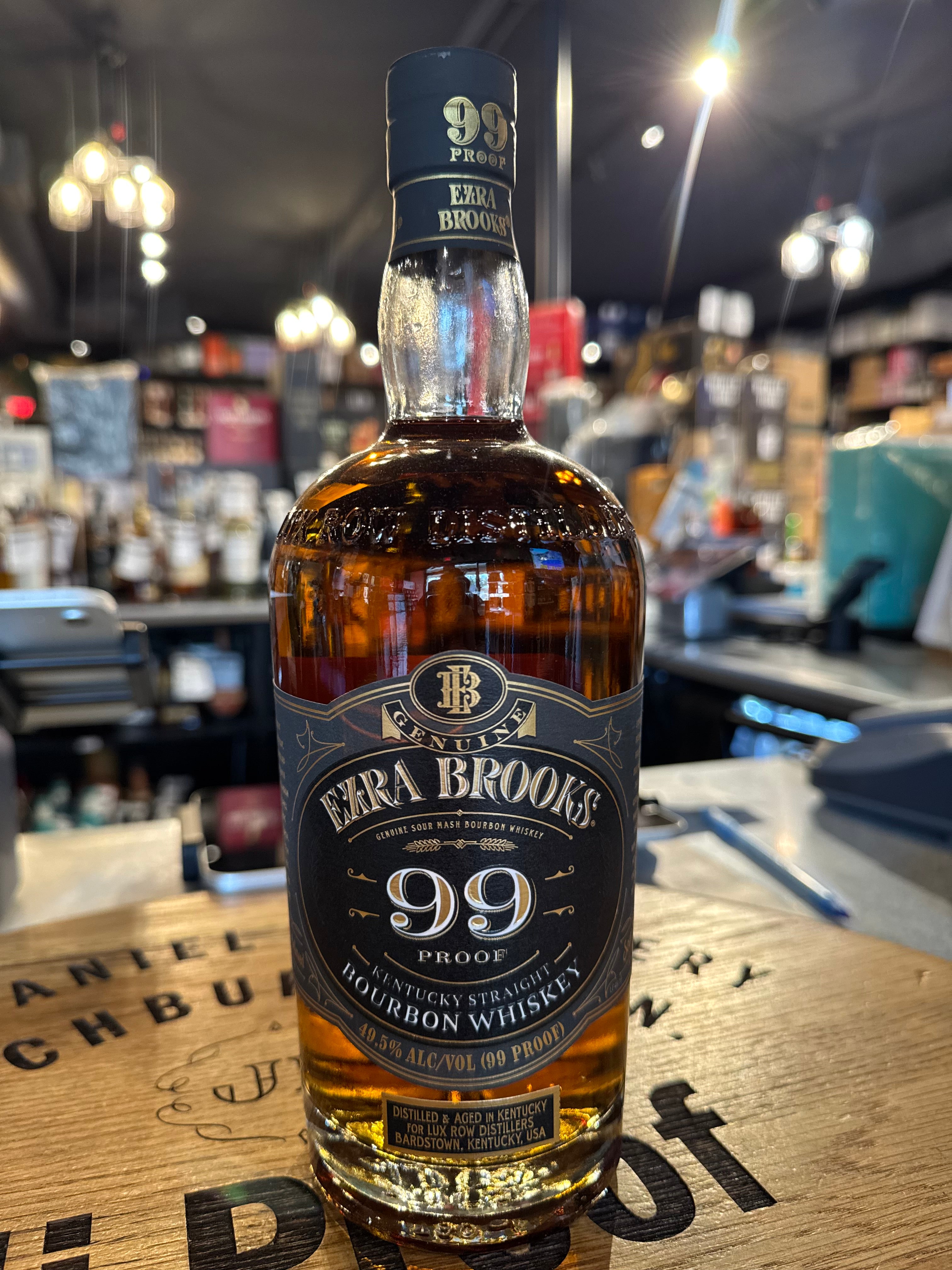 Ezra Brooks Straight Bourbon 99 proof Whiskey 750ml – Hi Proof