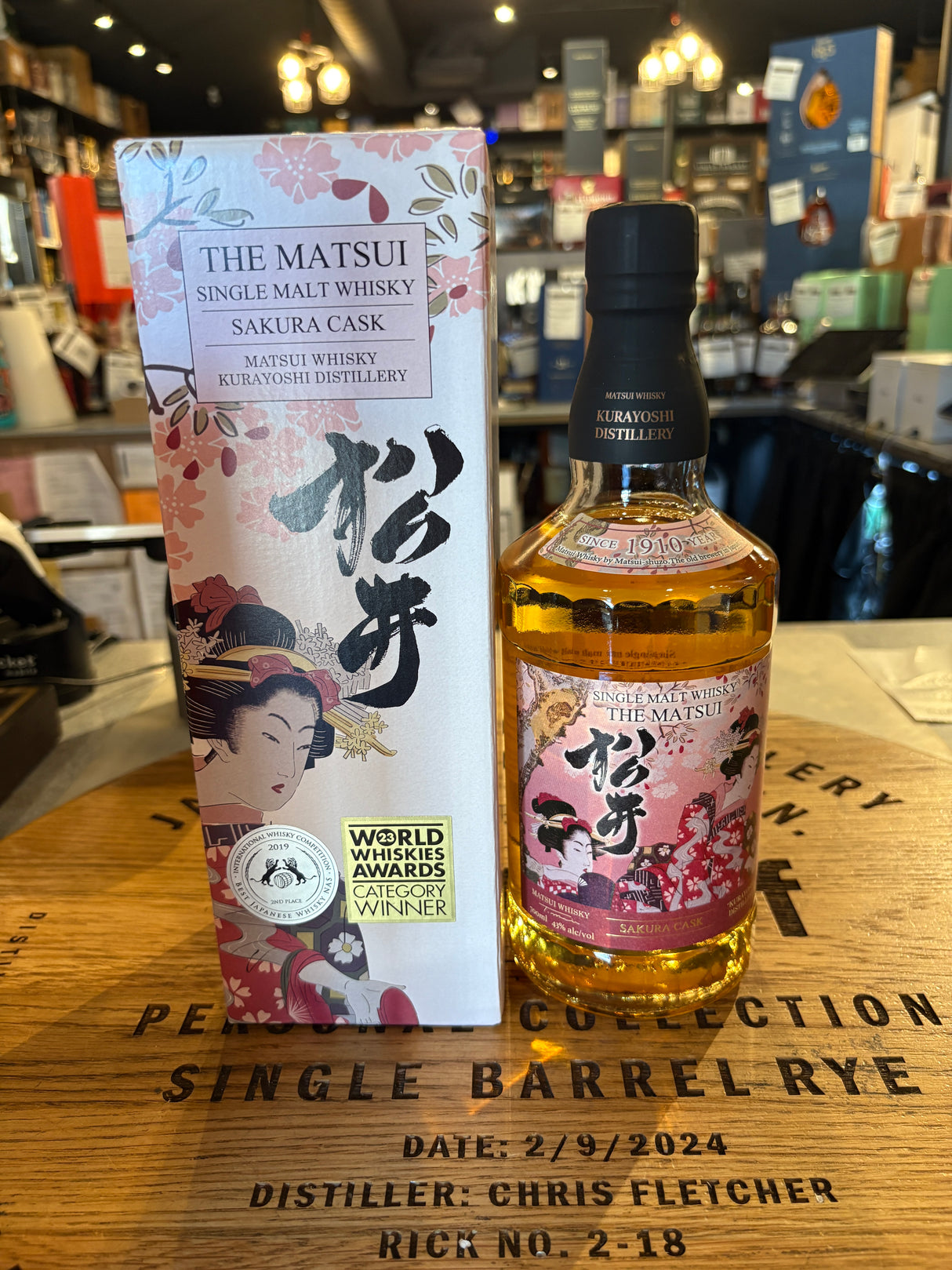 Matsui Single Malt Sakura Cask 86 Proof 700mL