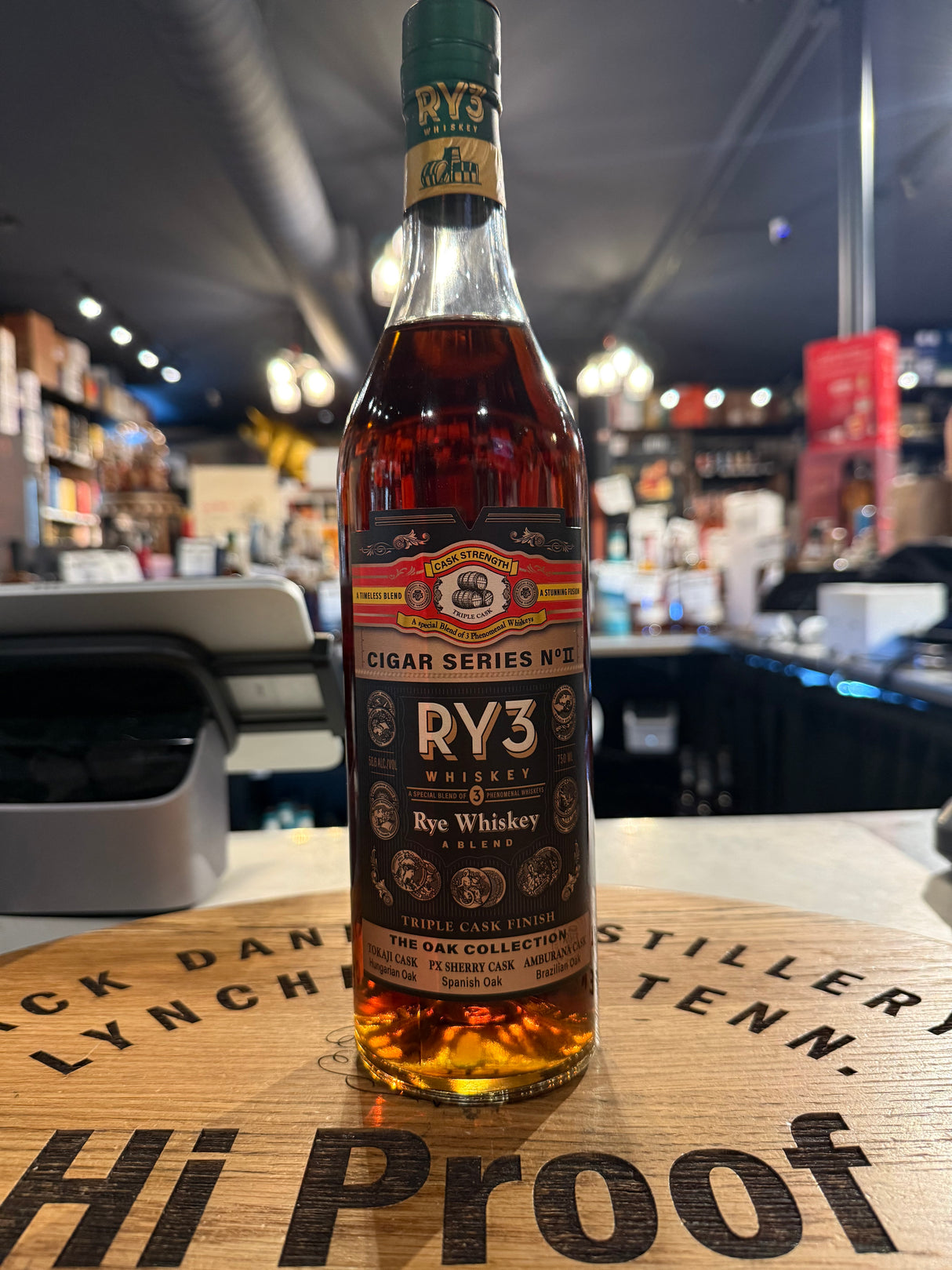 Ry3 Cigar Series II Rye Whisky 750ml 58.6% ALC