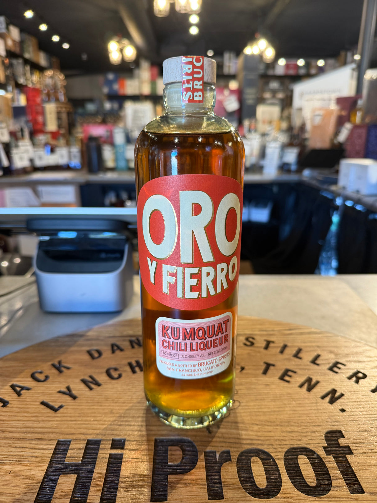 ORO Y FIERRO KUMQUAT CHILI LIQUEUR 80 PROOF 700ML