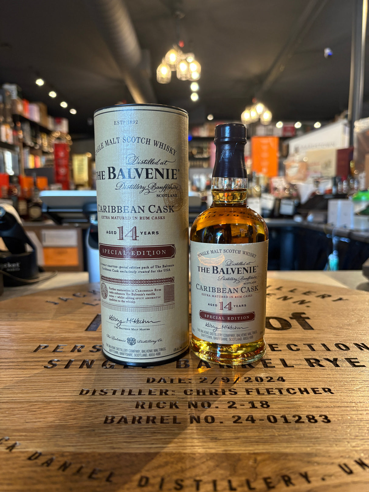 The Balvenie Caribbean cask single malt 14 years  200mL