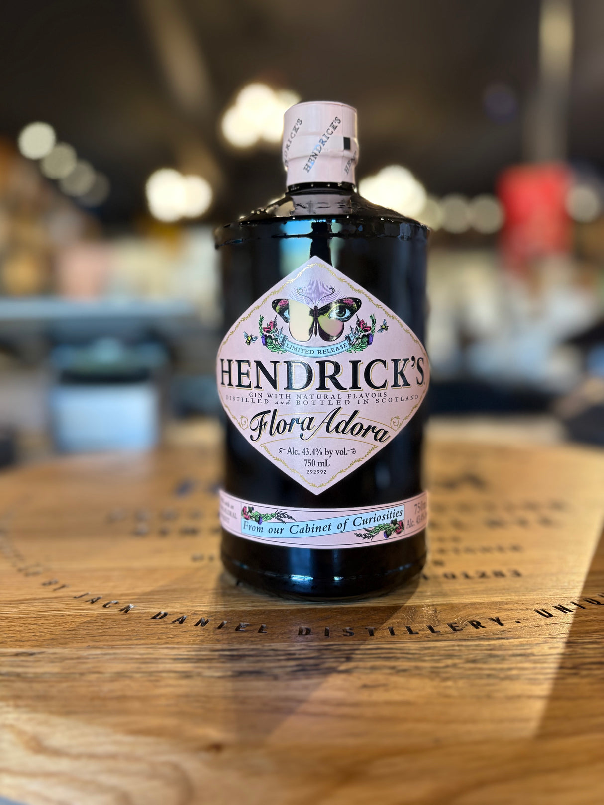 Hendrick's Flora Adora Premium Gin 750ml - Limited Edition Scottish Botanical Gin with Rose & Cucumber Infusion