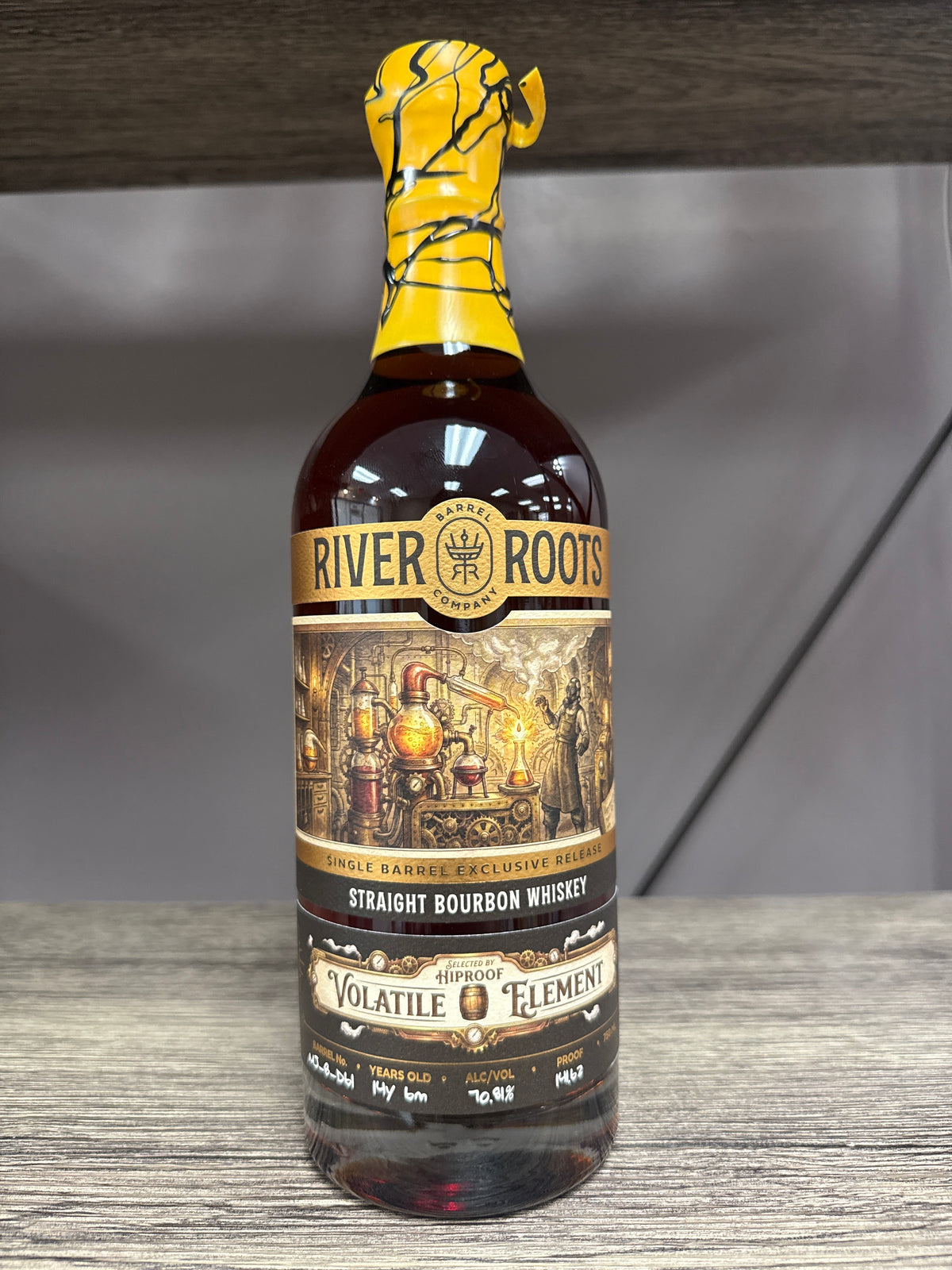 River Roots Kentucky Bourbon Single Barrel "Volatile Element" 14 year 6 month 141.62 proof