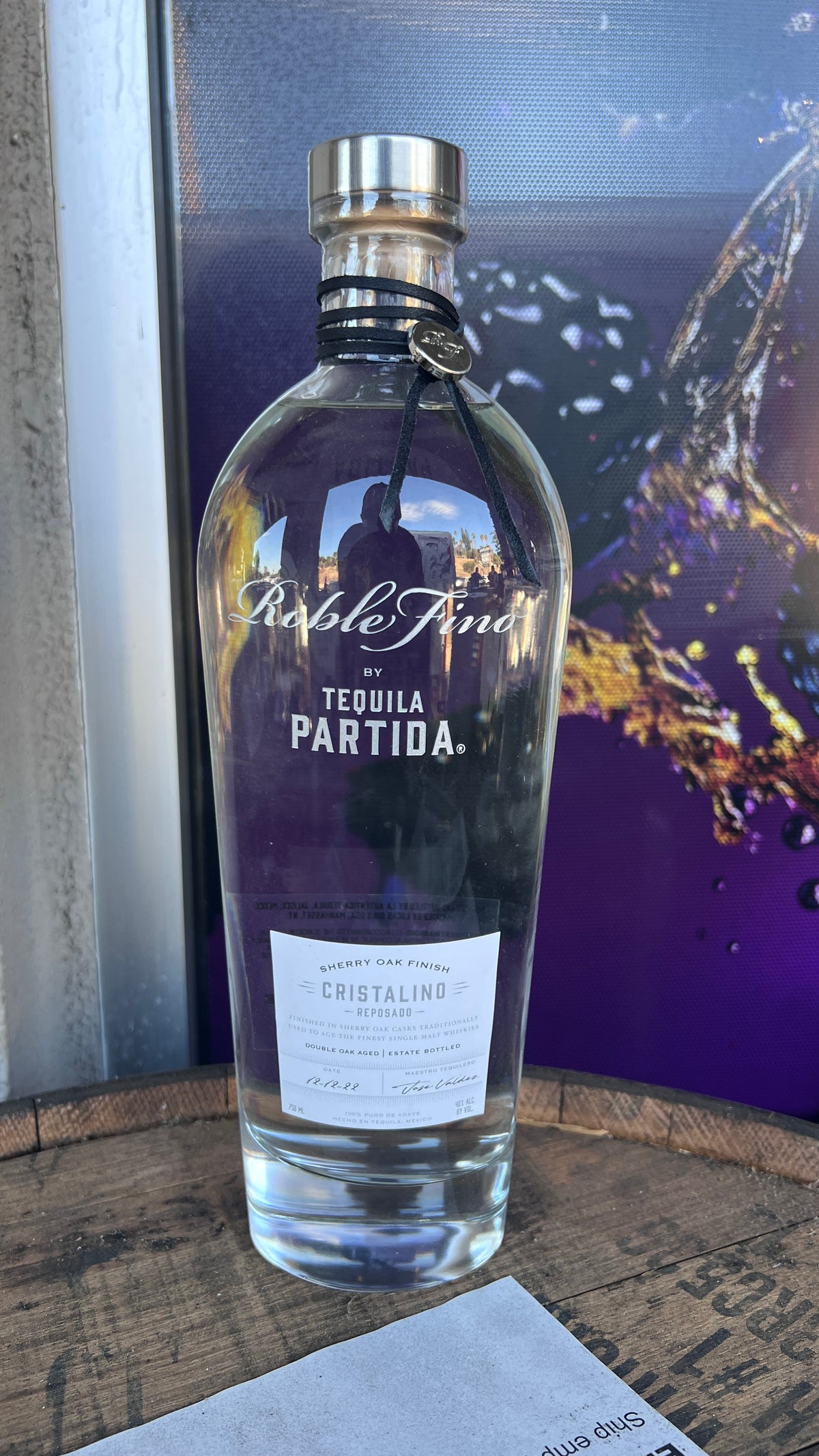Partida Reposado Cristalino Roble Fino Tequila 750ml