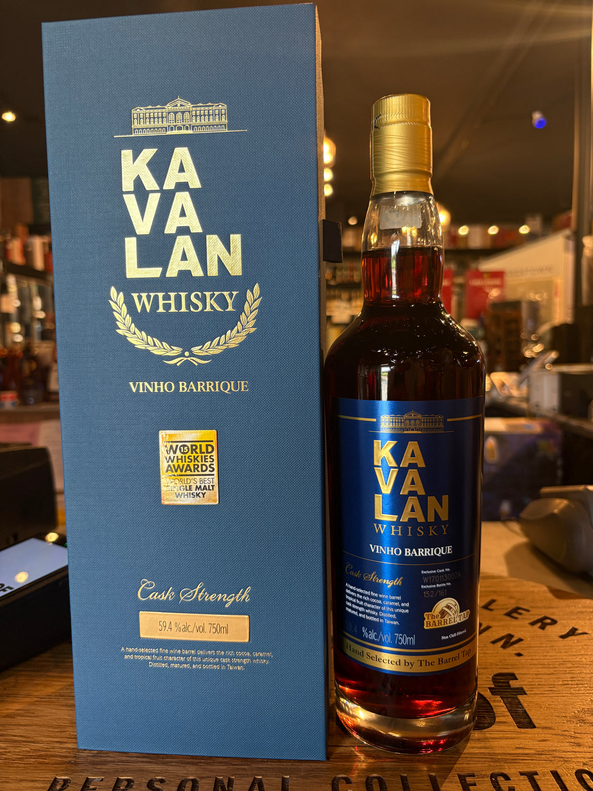 Kavalan Solist Vinho Barrique Cask Strength Single Malt Whisky 750ml