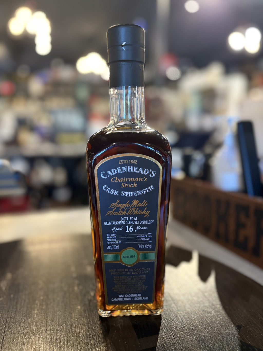 Cadenhead Glentauchers 16yr Cask Strength Whisky – Hi Proof