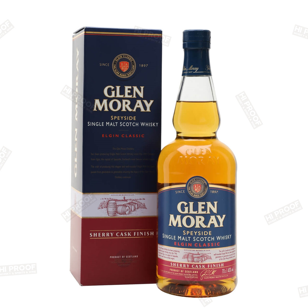 Glen Moray Sherry Cask Finish Whisky  750ML