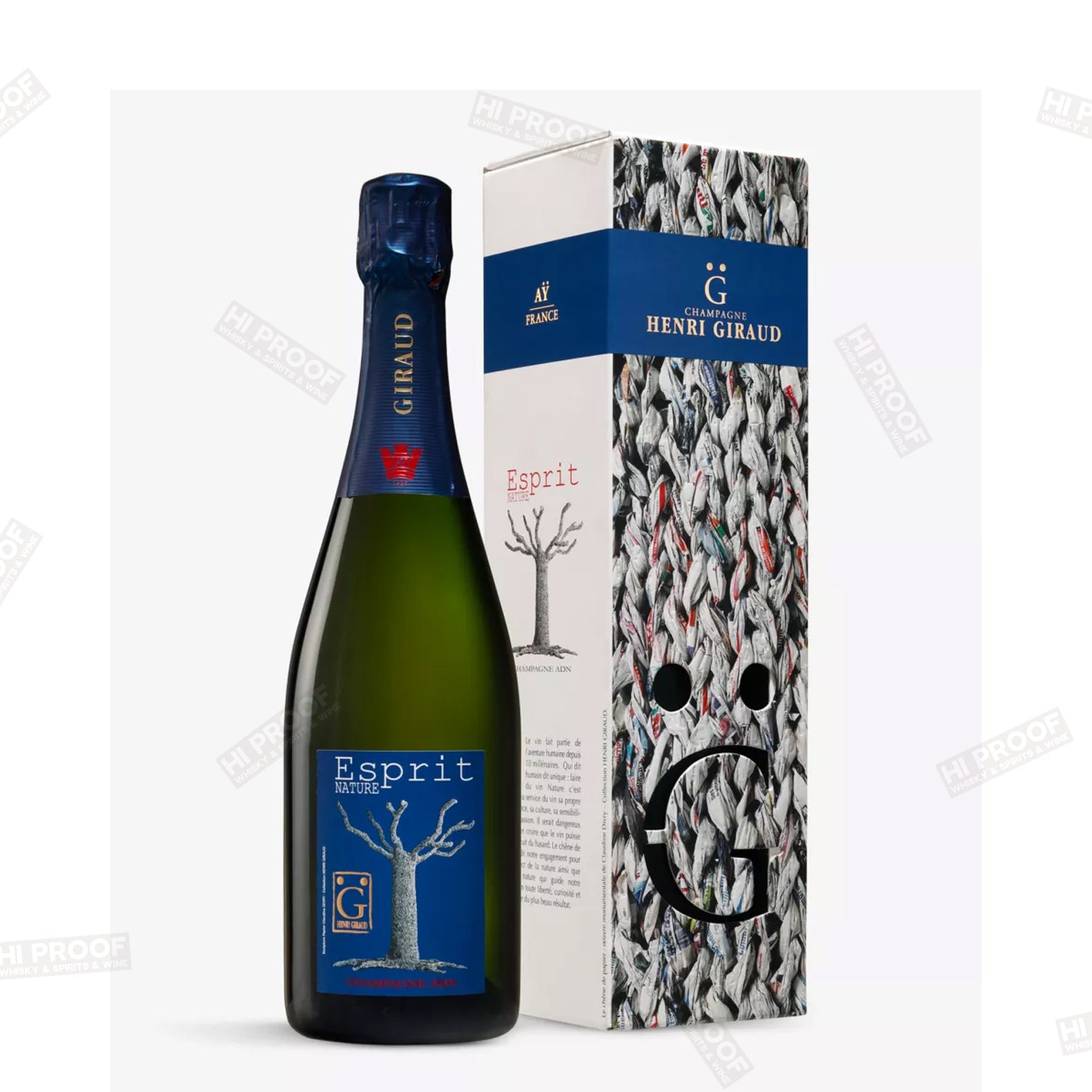 HENRI GIRAUD シャンパン　アンリジロー　esprit nature Henri giraud esprit brut nature champagne with box 750ml – Hi Proof