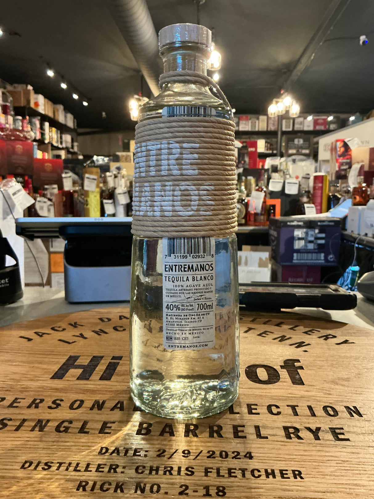 Entremanos Tequila Blanco 700mL