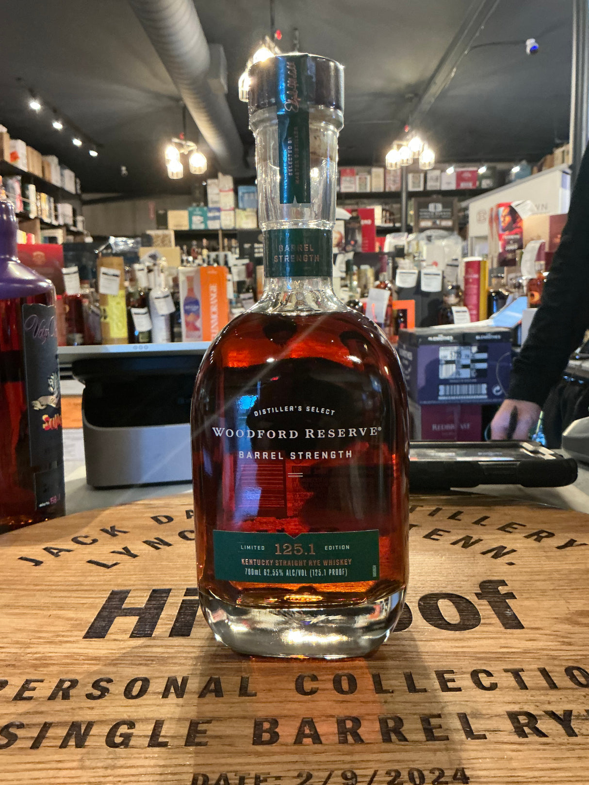 Woodford Reserve 125.1 Barrel Strength Kentucky Straight Rye Whiskey 700ml