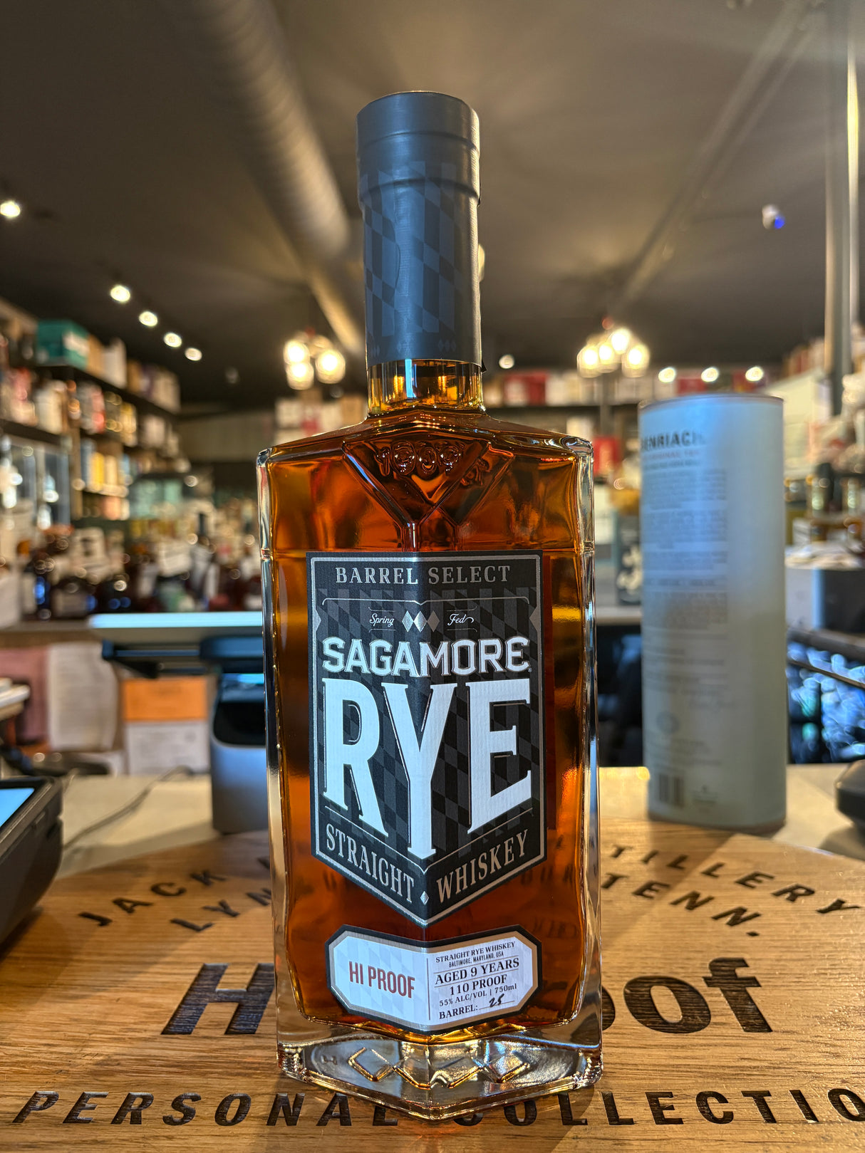 Sagamore Rye Whiskey 9 Years Barrel #25 Hi Proof Store Pick 750ml